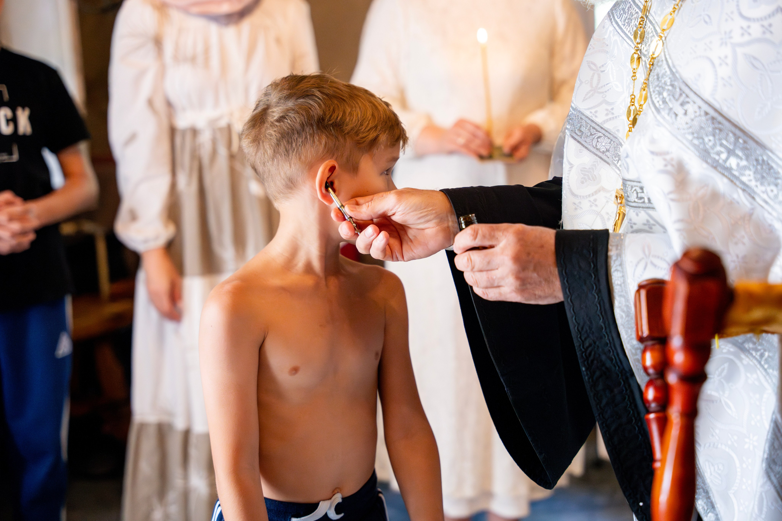 Крещение Даниила. Фотограф Юлия Попова