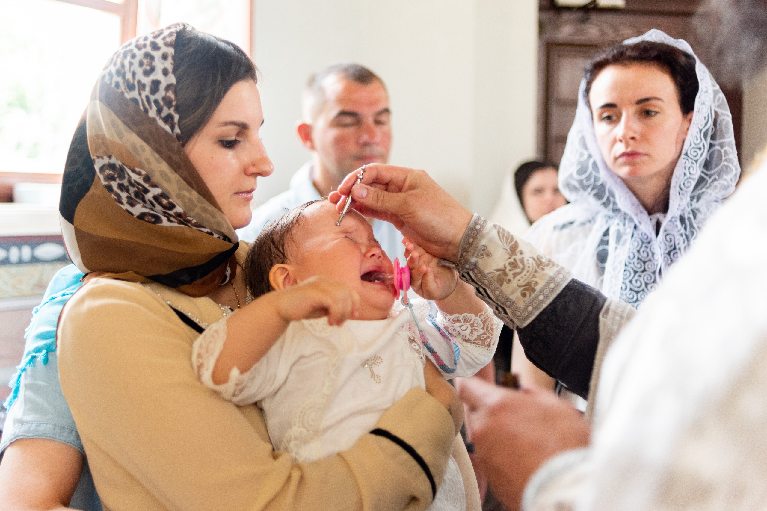 Крещение Ники. Фотограф Юлия Попова