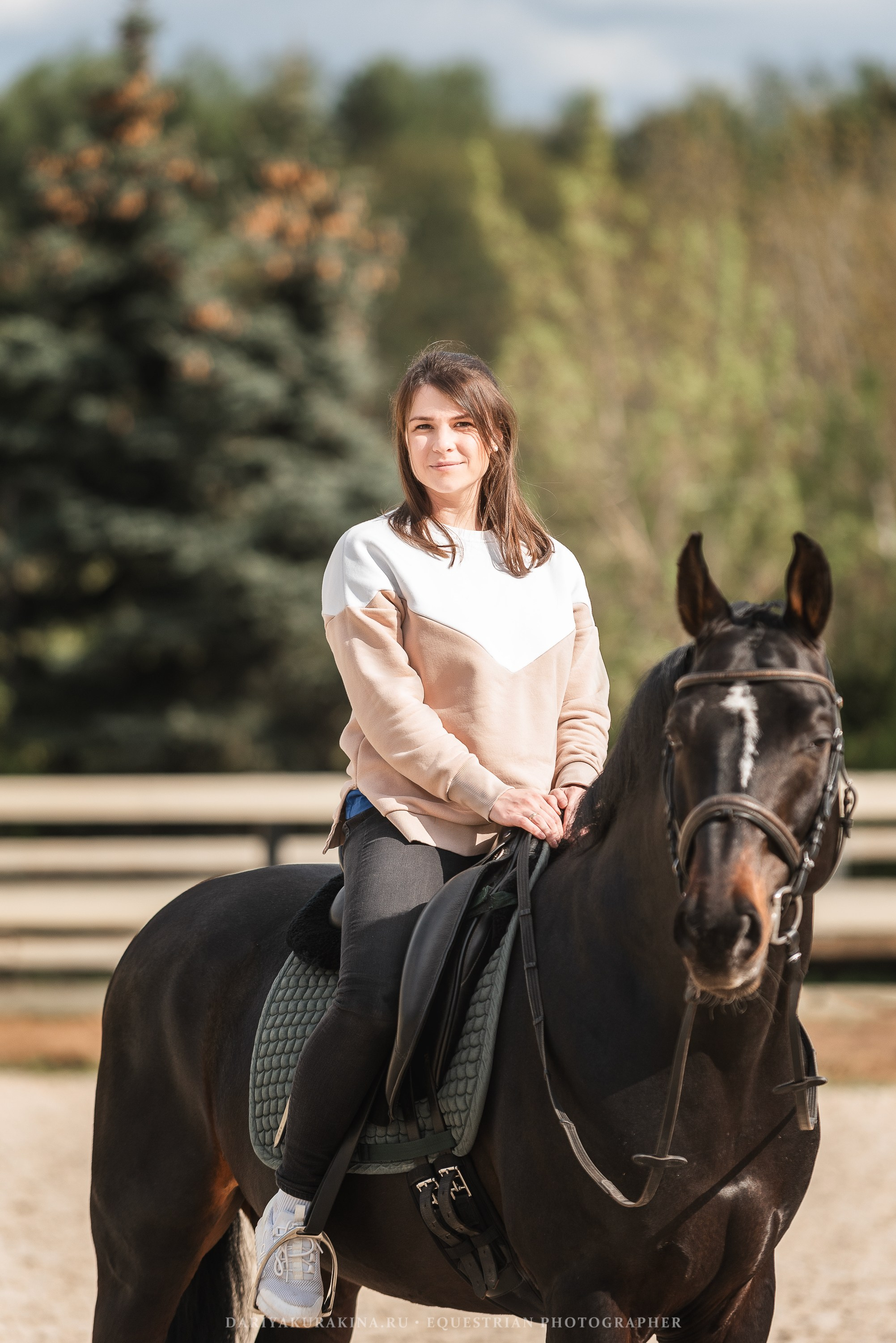 Ира, Боря и Ника с Кливом, HORSIO. Конный фотограф Куракина Дарья • Фотосессии с лошадьми