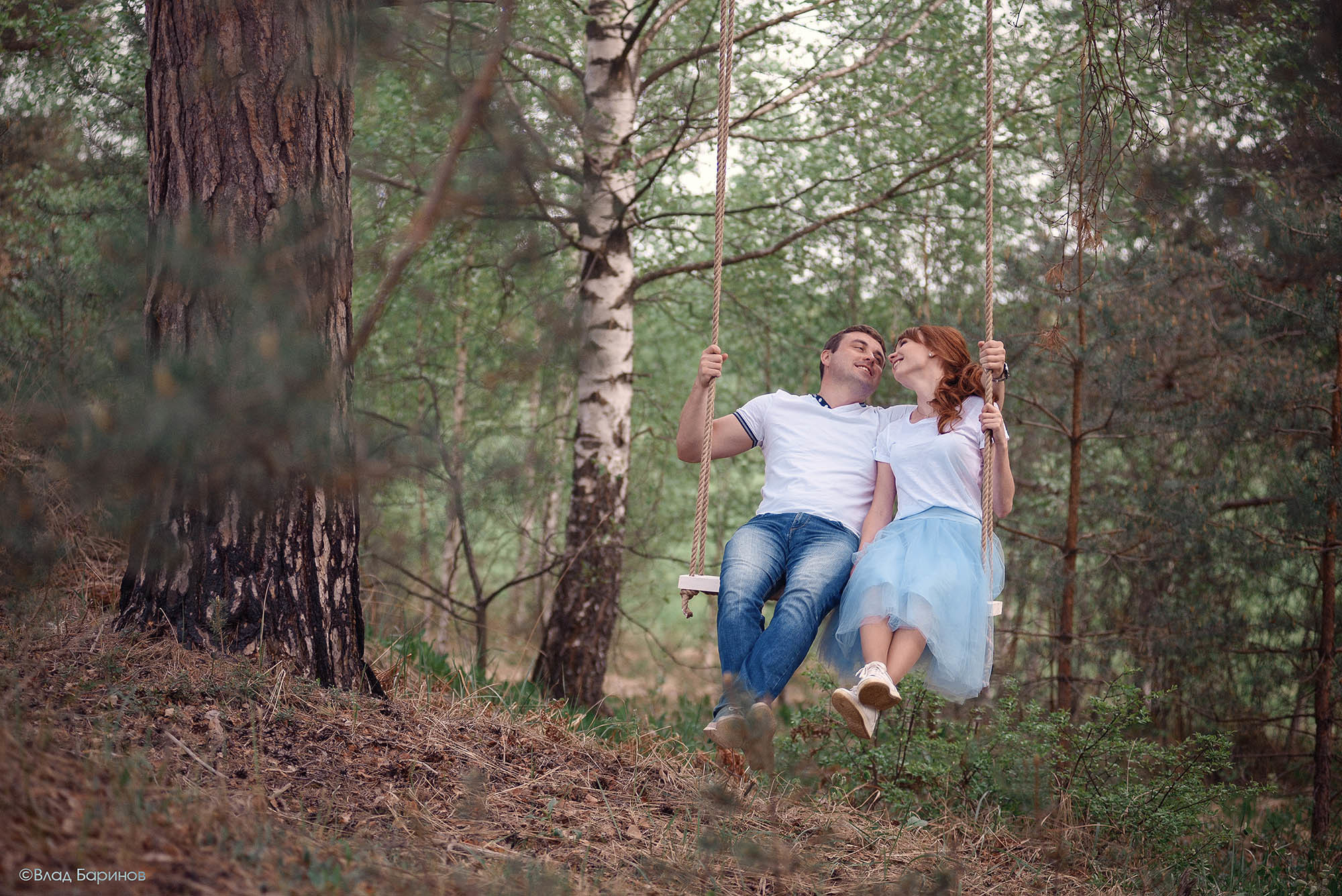 майская фотосессия в цветущем саду