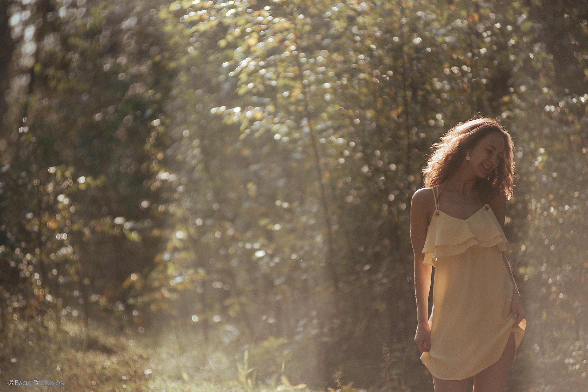 будуарная фотосессия на природе в Нижнем Новгороде