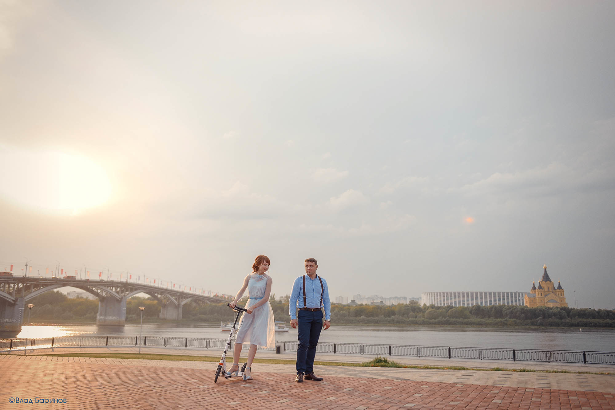 прогулка влюбленных в Нижнем Новгороде