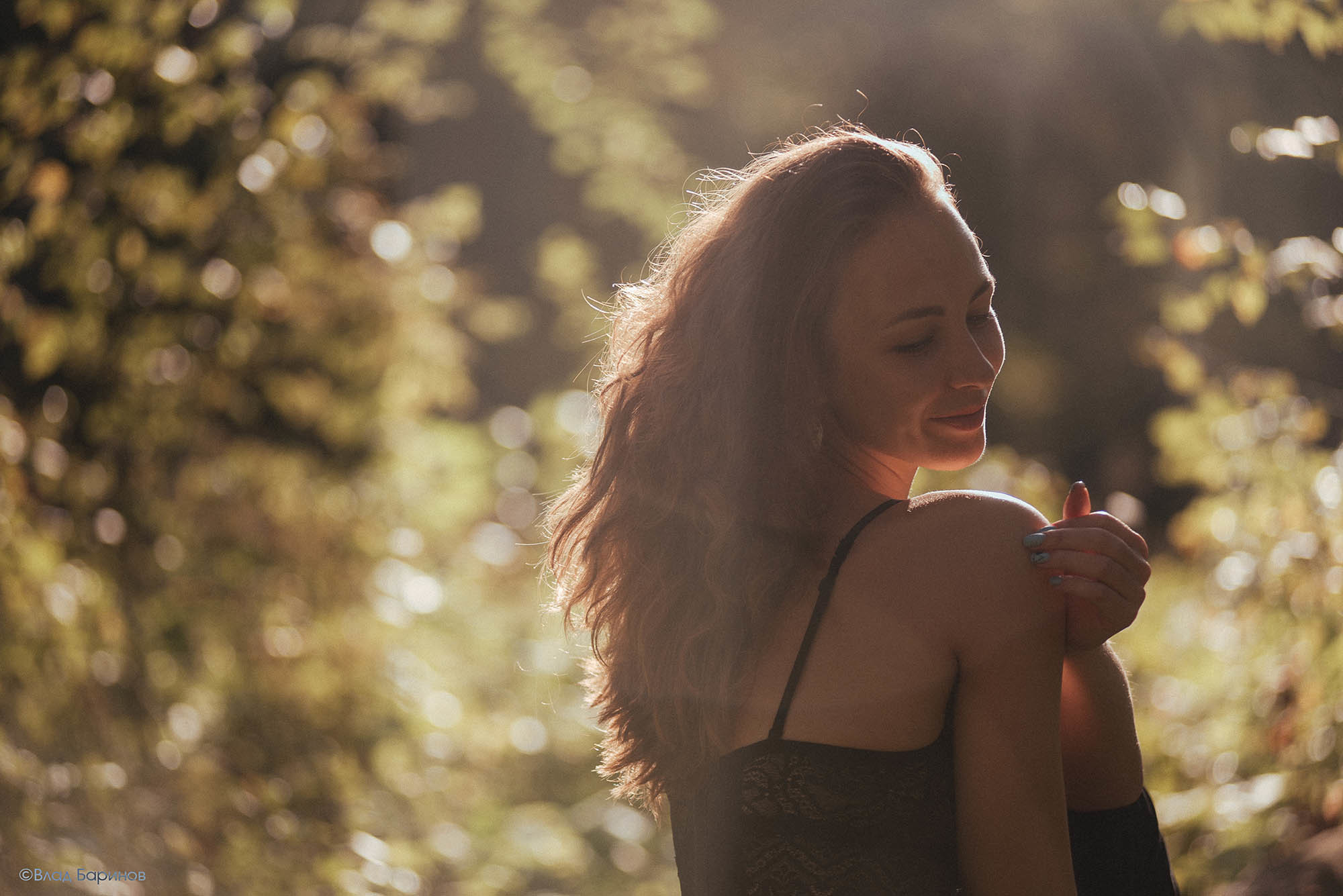 будуарная фотосессия на природе в Нижнем Новгороде