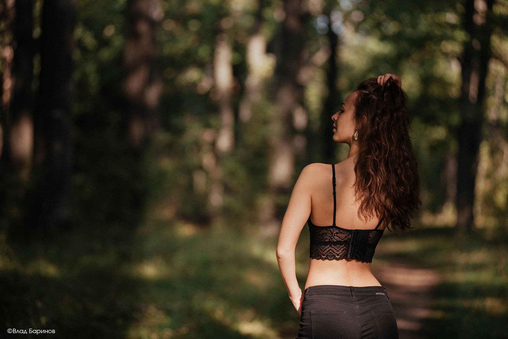 будуарная фотосессия на природе в Нижнем Новгороде