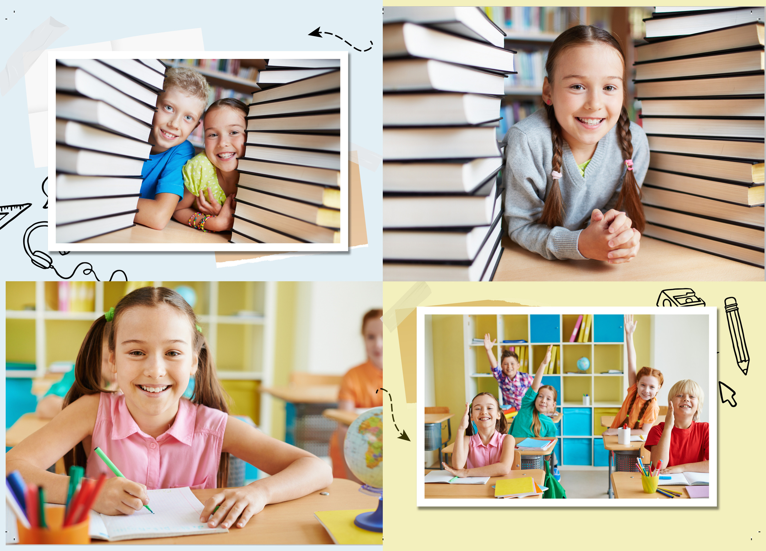 Желтый шаблон. Школьный и семейный, детский фотограф в Брянске Людмила Малая