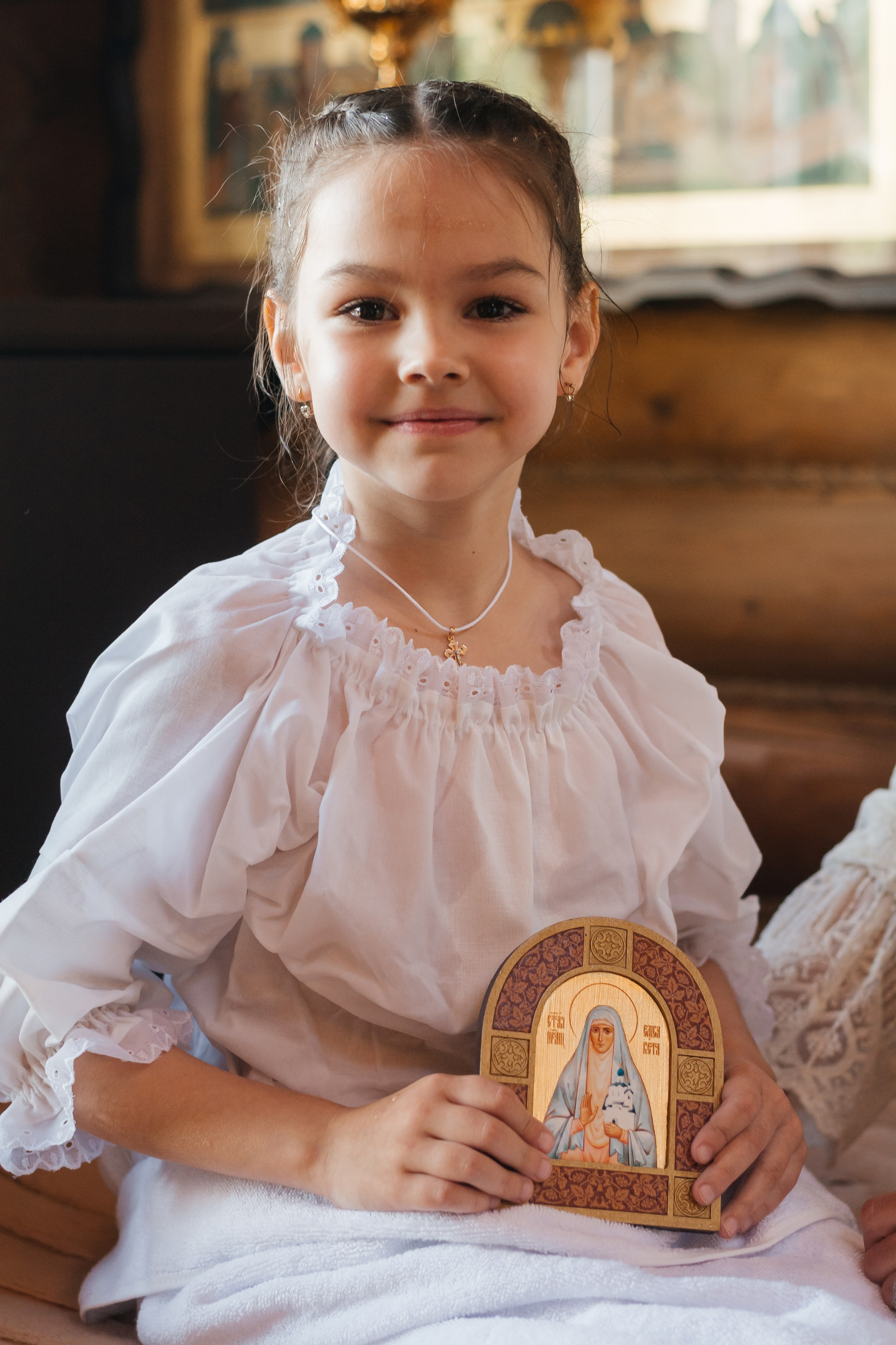 Фотосессия крещения Елизаветы. Семейный и детский фотограф Кущ Наташа