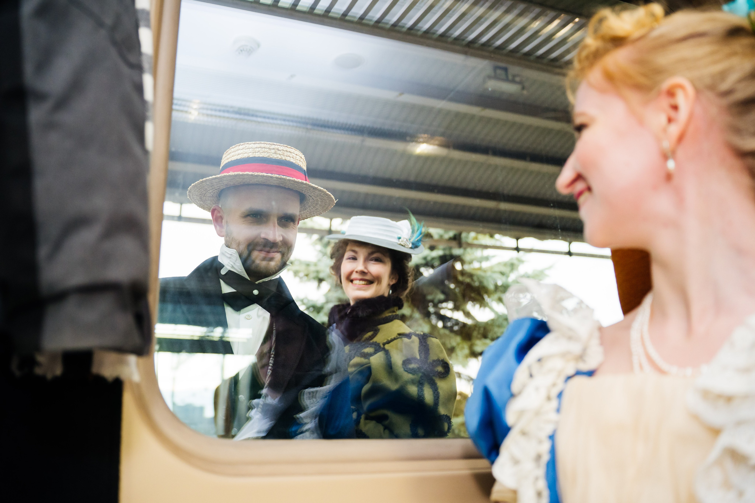 Экскурсия на ретропоезде. Видеограф и Фотограф в Челябинске Ксения и Владимир Рюмины