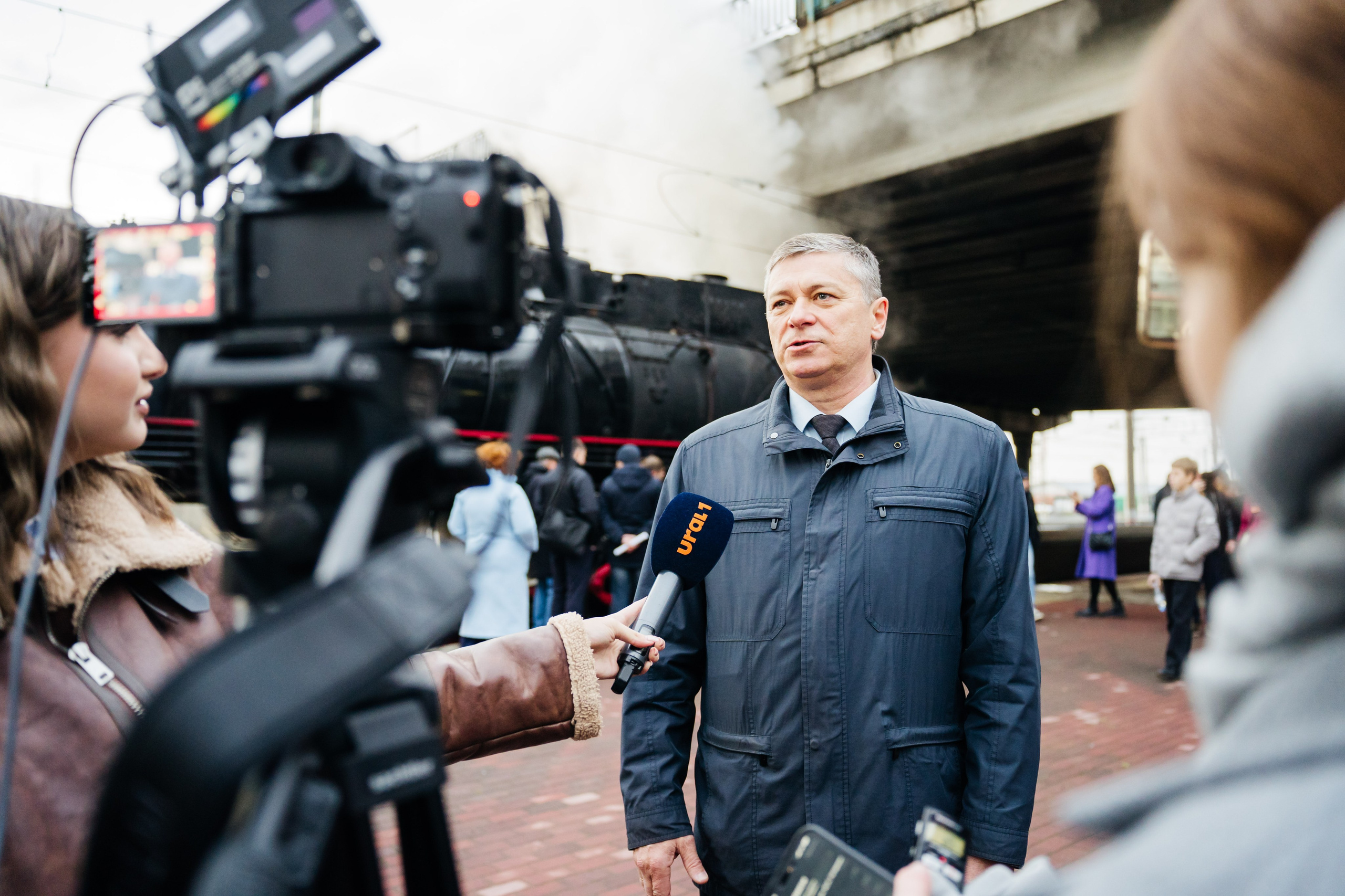 Экскурсия на ретропоезде. Видеограф и Фотограф в Челябинске Ксения и Владимир Рюмины