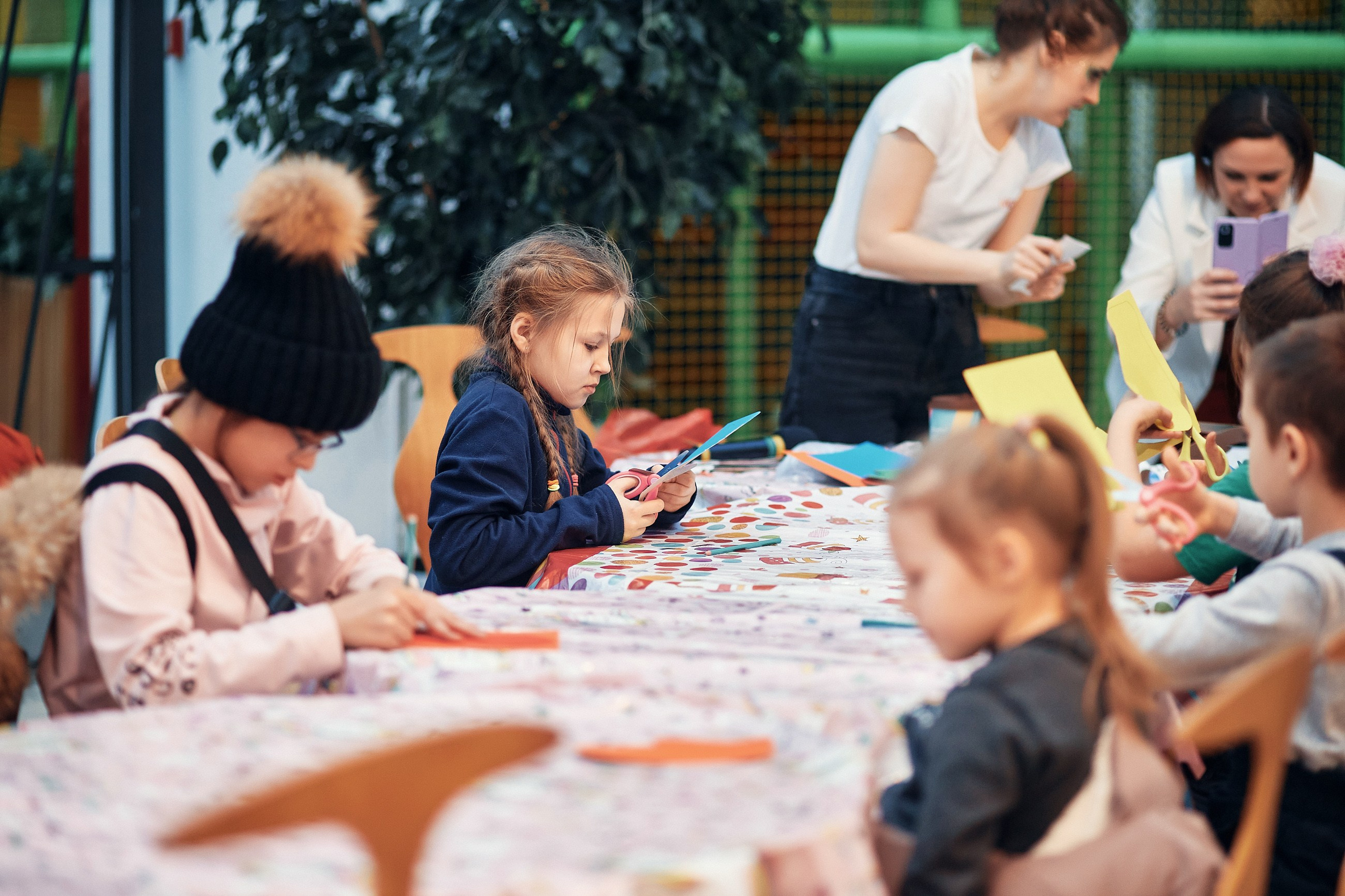 Детский новогодний праздник в ТЦ Июнь. Семейный и репортажной фотограф в Красноярске и Москве Виктор Бабинцев