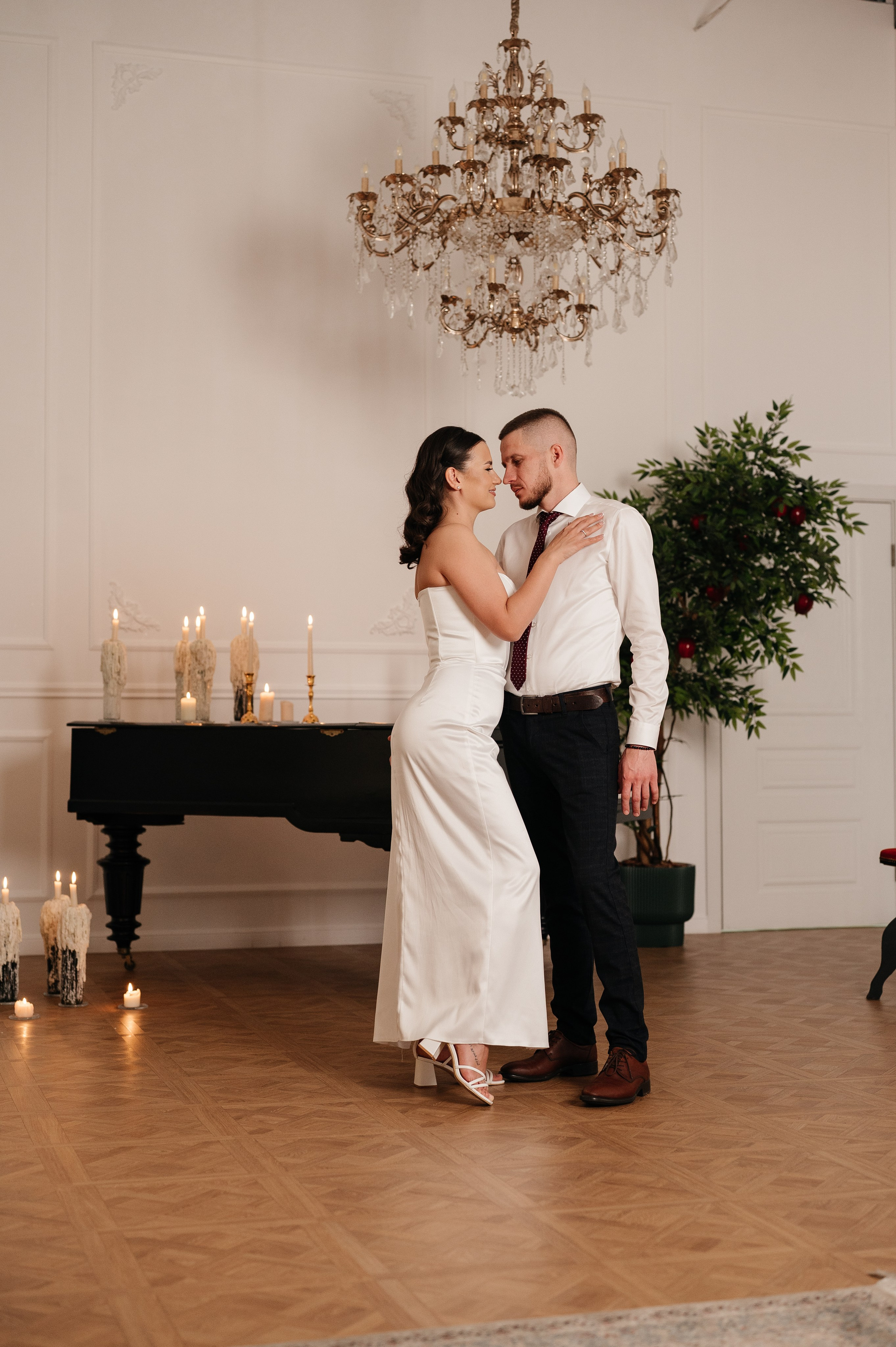 Свадебная фотосессия в студии. Свадебный и семейный фотограф в Краснодаре Алина Мельник