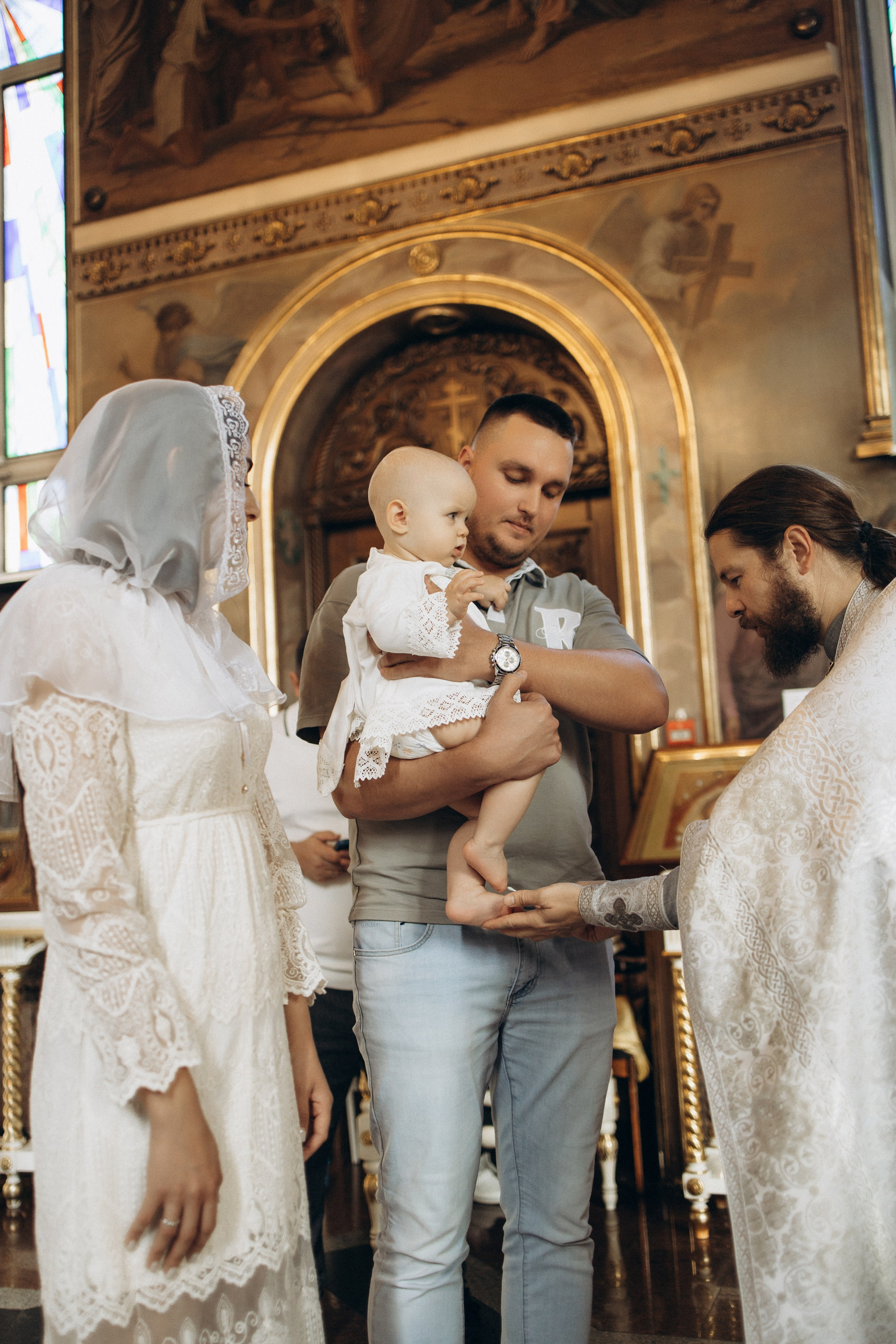 Крещение Арины. Самый теплый фотограф в Краснодаре Рябоконь Ксения