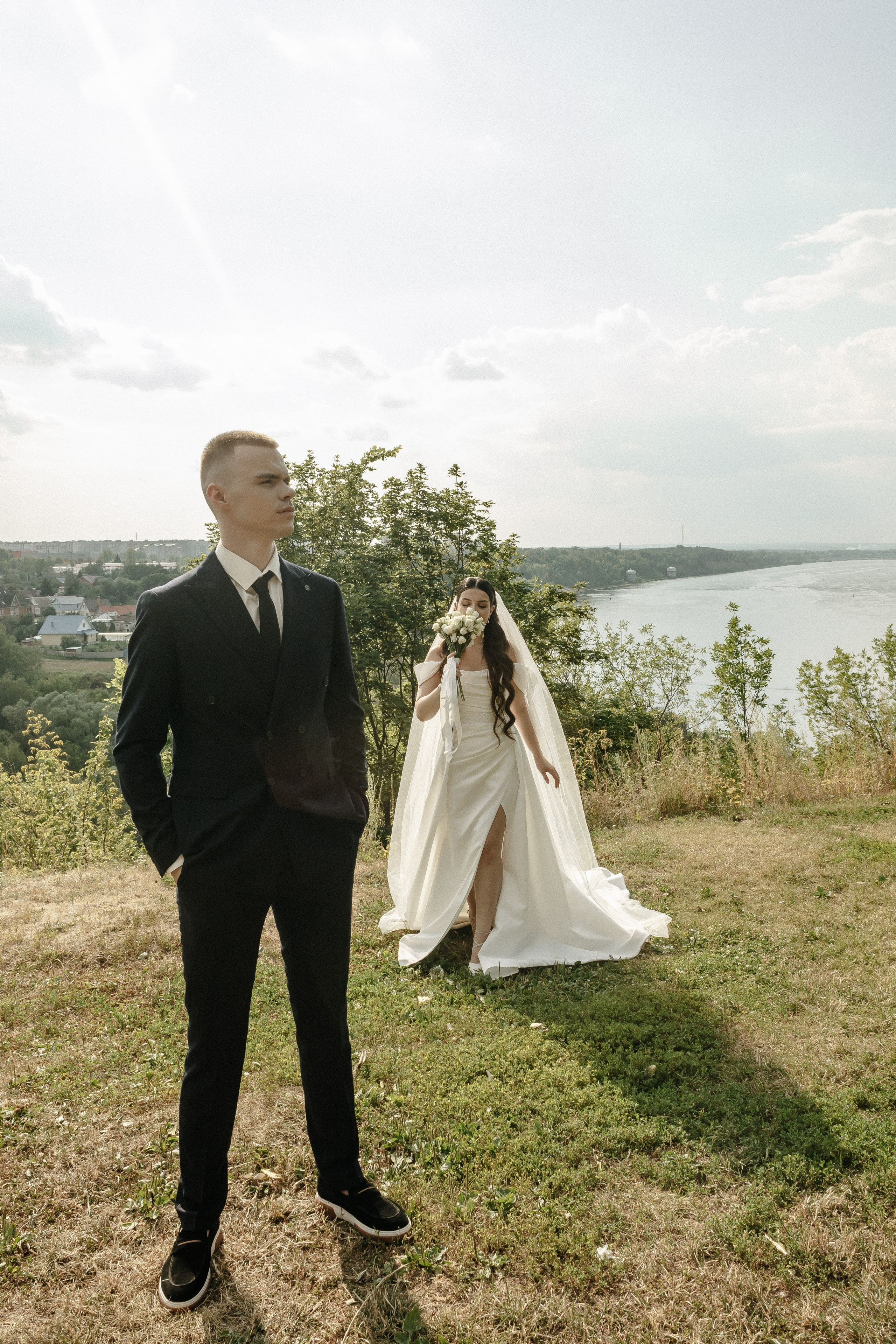 Роспись и съемка на откосе — Фатима и Кирилл. Свадебный фотограф в Нижнем Новгороде Генеральская Ира