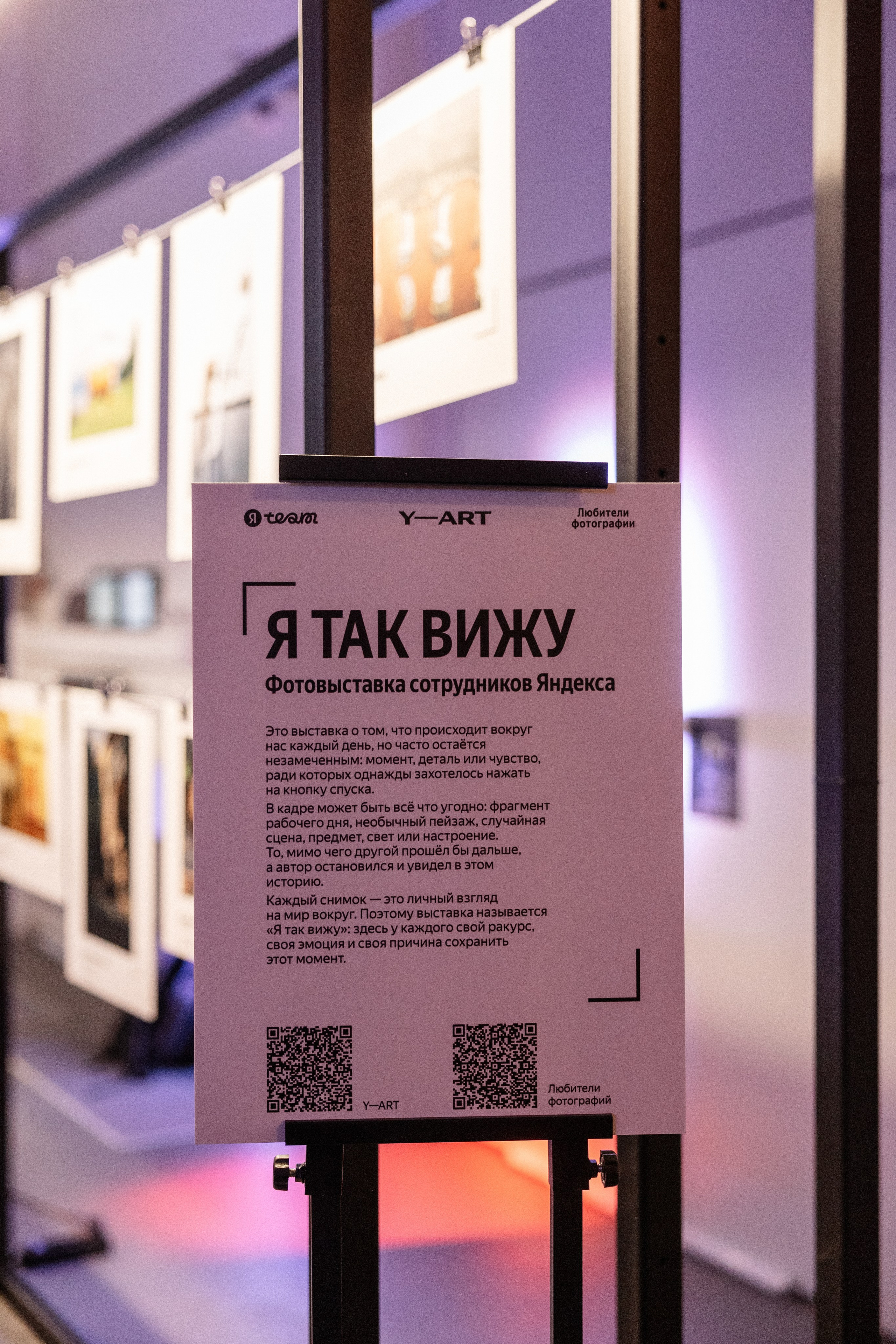Я так вижу (Фотовыставка сотрудников Яндекса). Фотограф Александр Тулупов