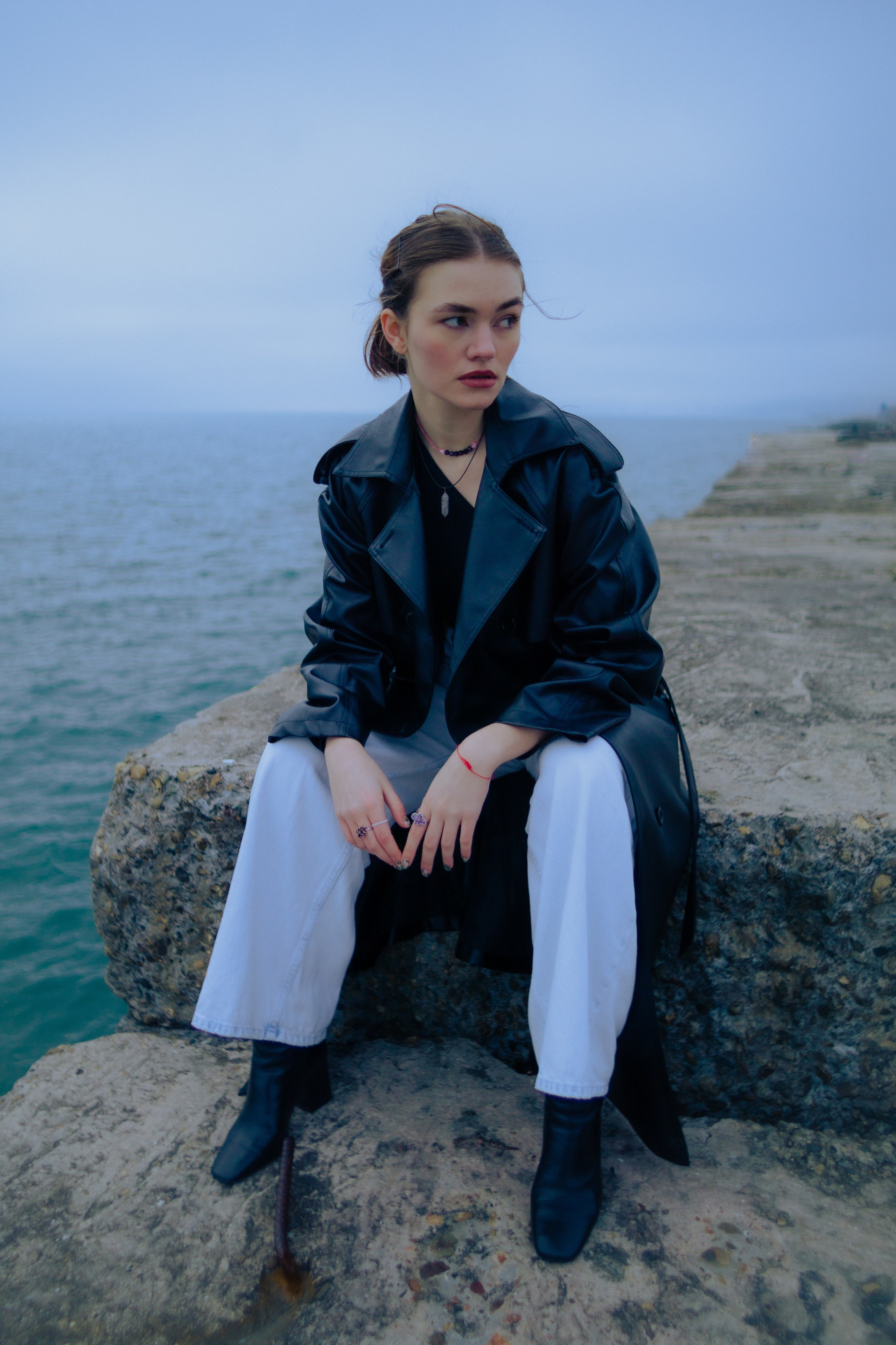 Туманным вечером у моря. Главная