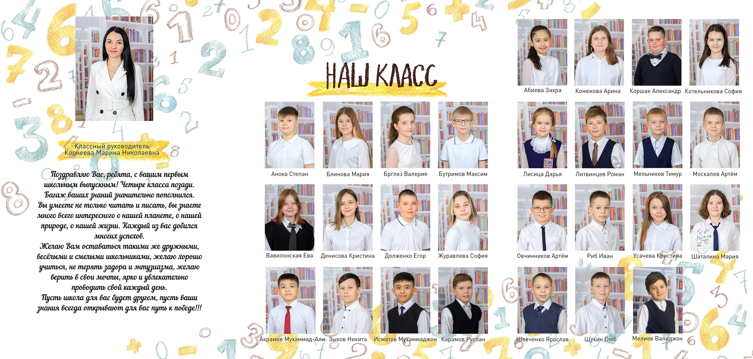 Трюмо-трио «Цифры». Выпускные альбомы — заказать альбом на выпускной в Новосибирске