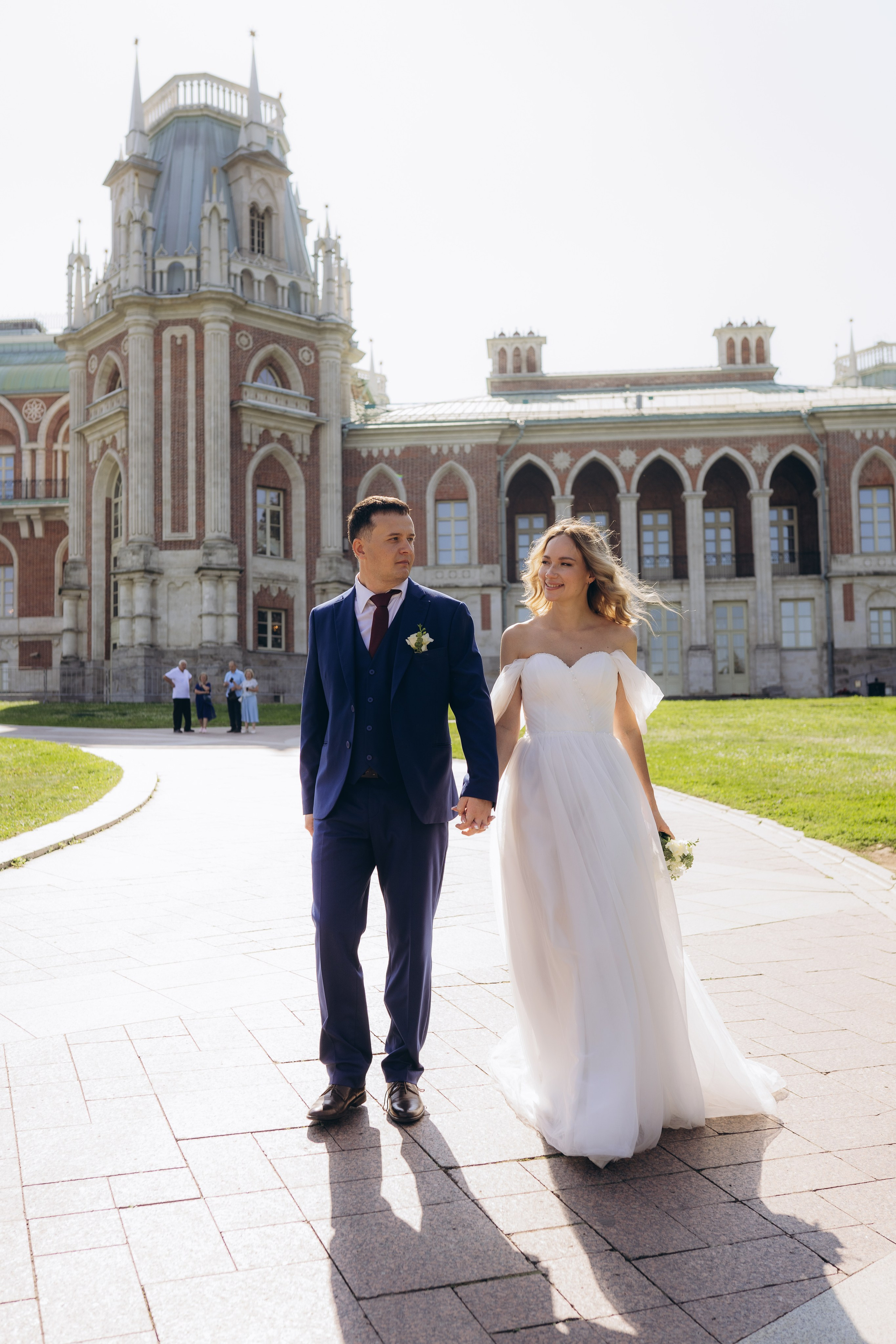 Свадебная фотосессия в Москве Царицыно. Свадебный фотограф в Москве Анна Полушина