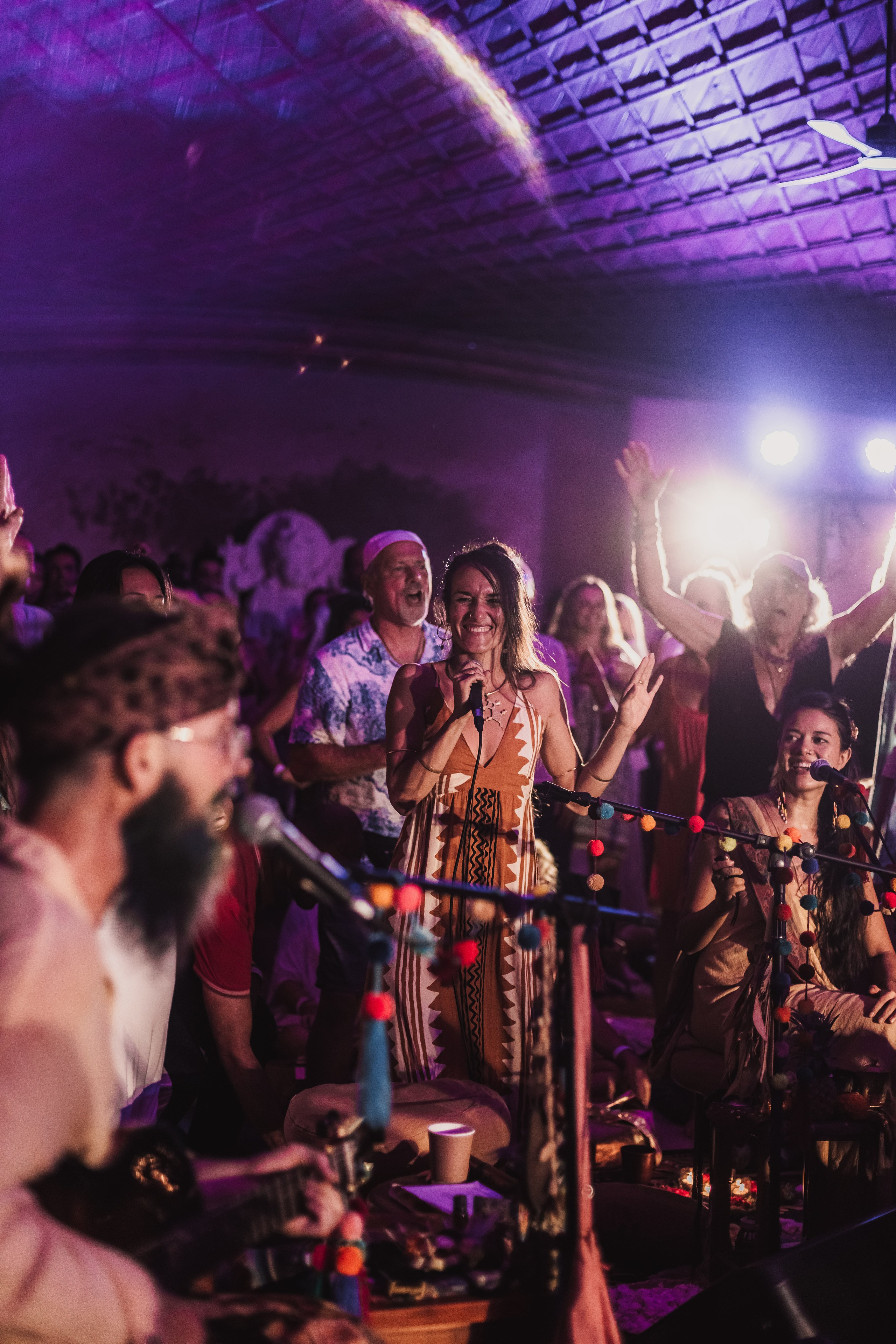 Hanuman Project kirtan at Alchemy april. Mariam Bagdasaryan