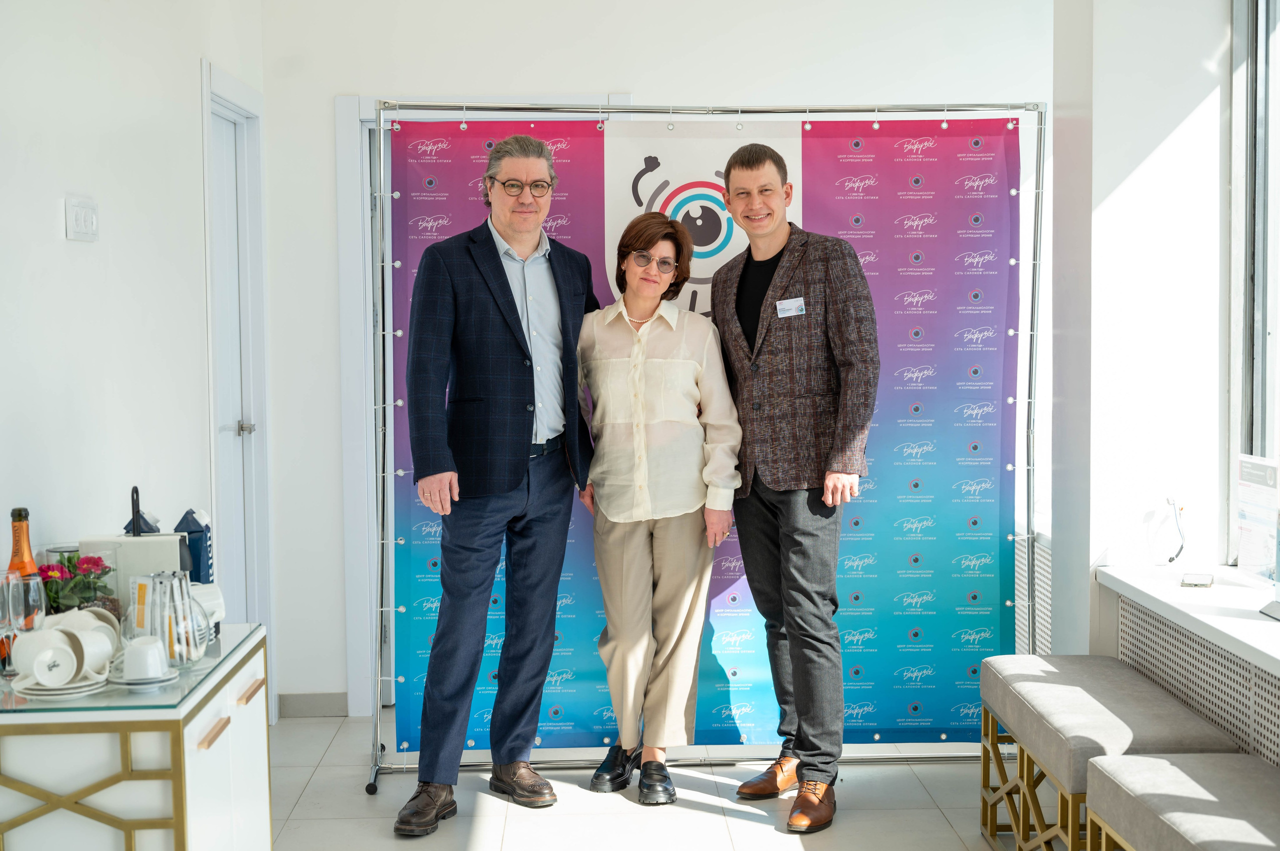 Съёмка открытия оптики