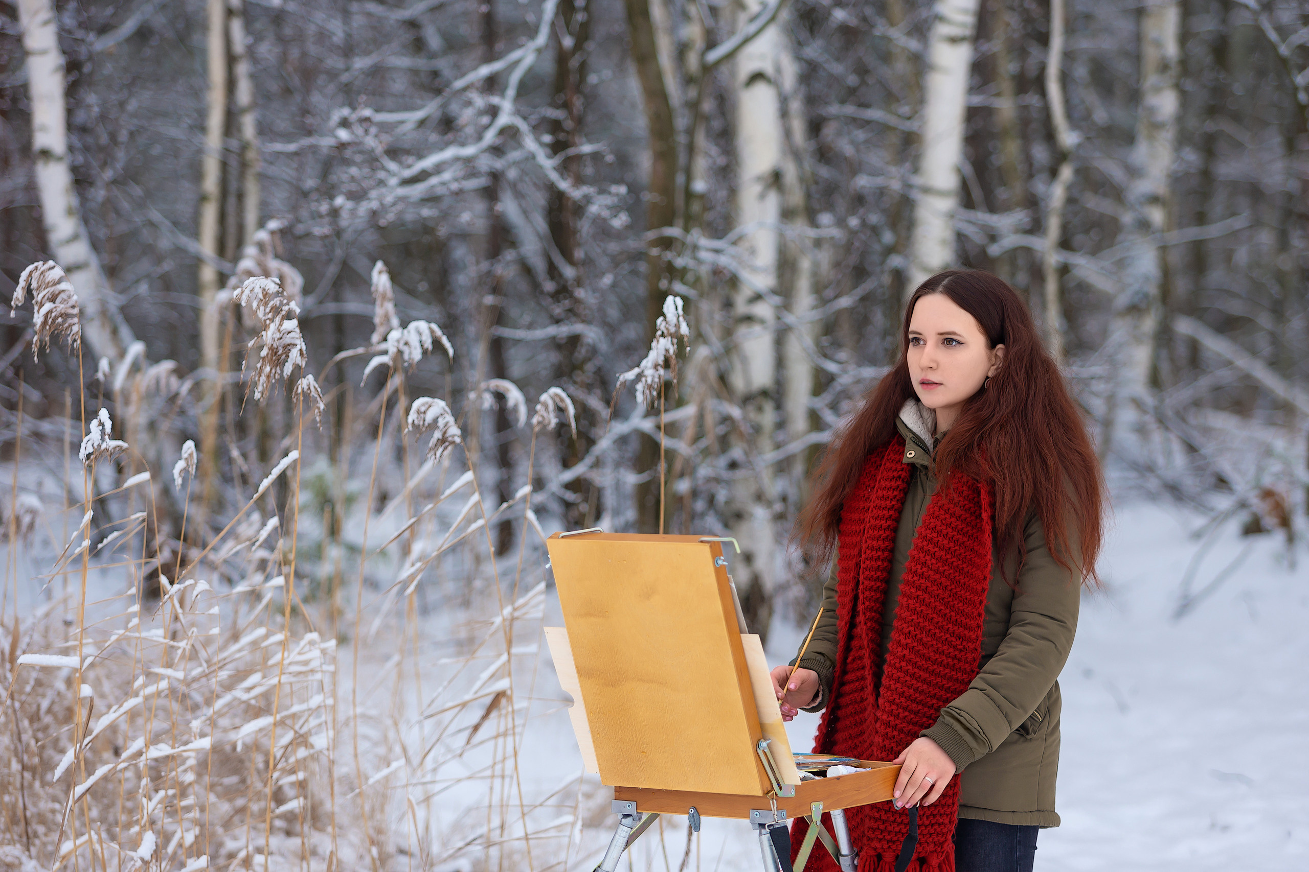Художница. Фотограф Павел Шрайбикус
