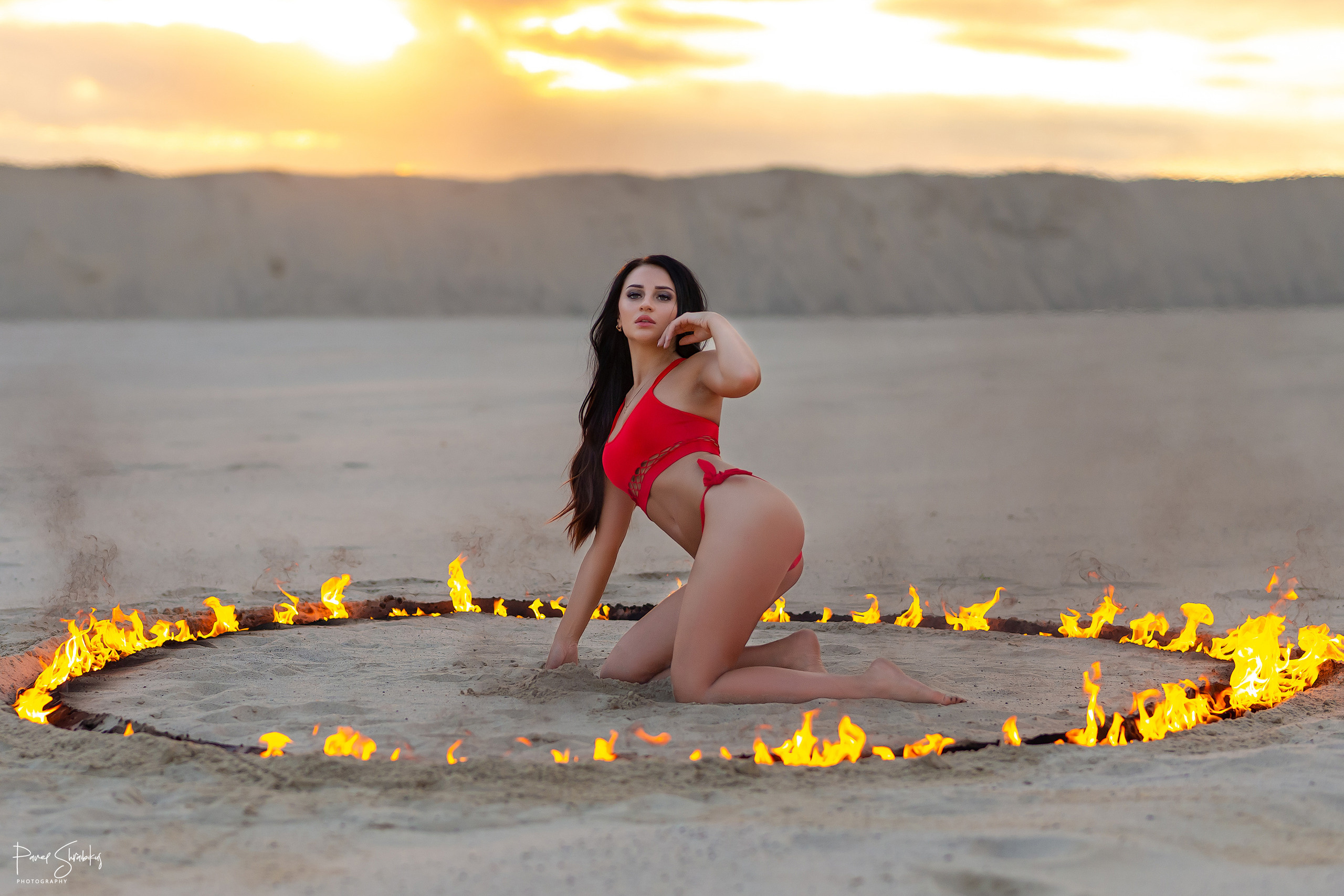 Песок и огонь. Фотограф Павел Шрайбикус