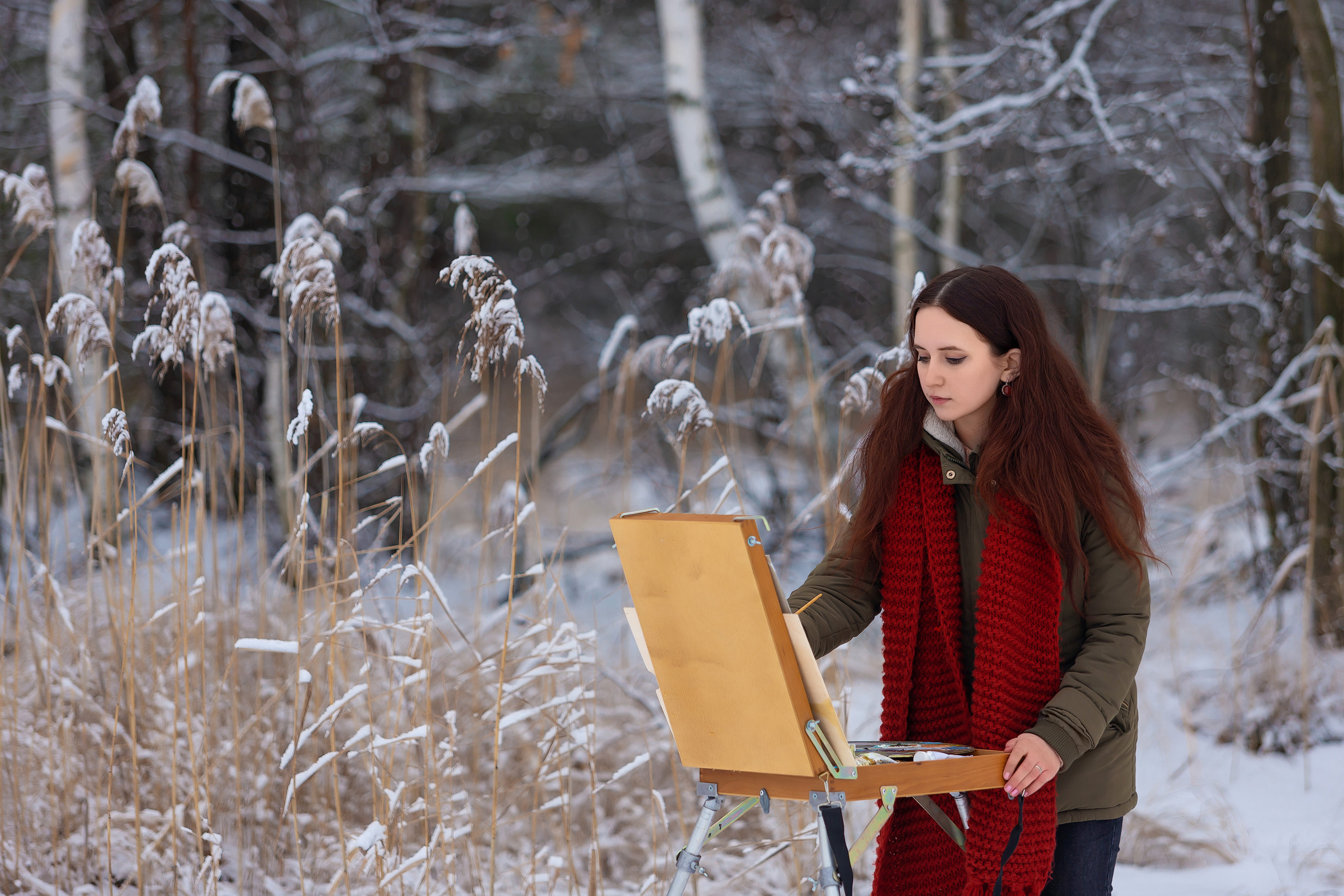 Художница. Фотограф Павел Шрайбикус