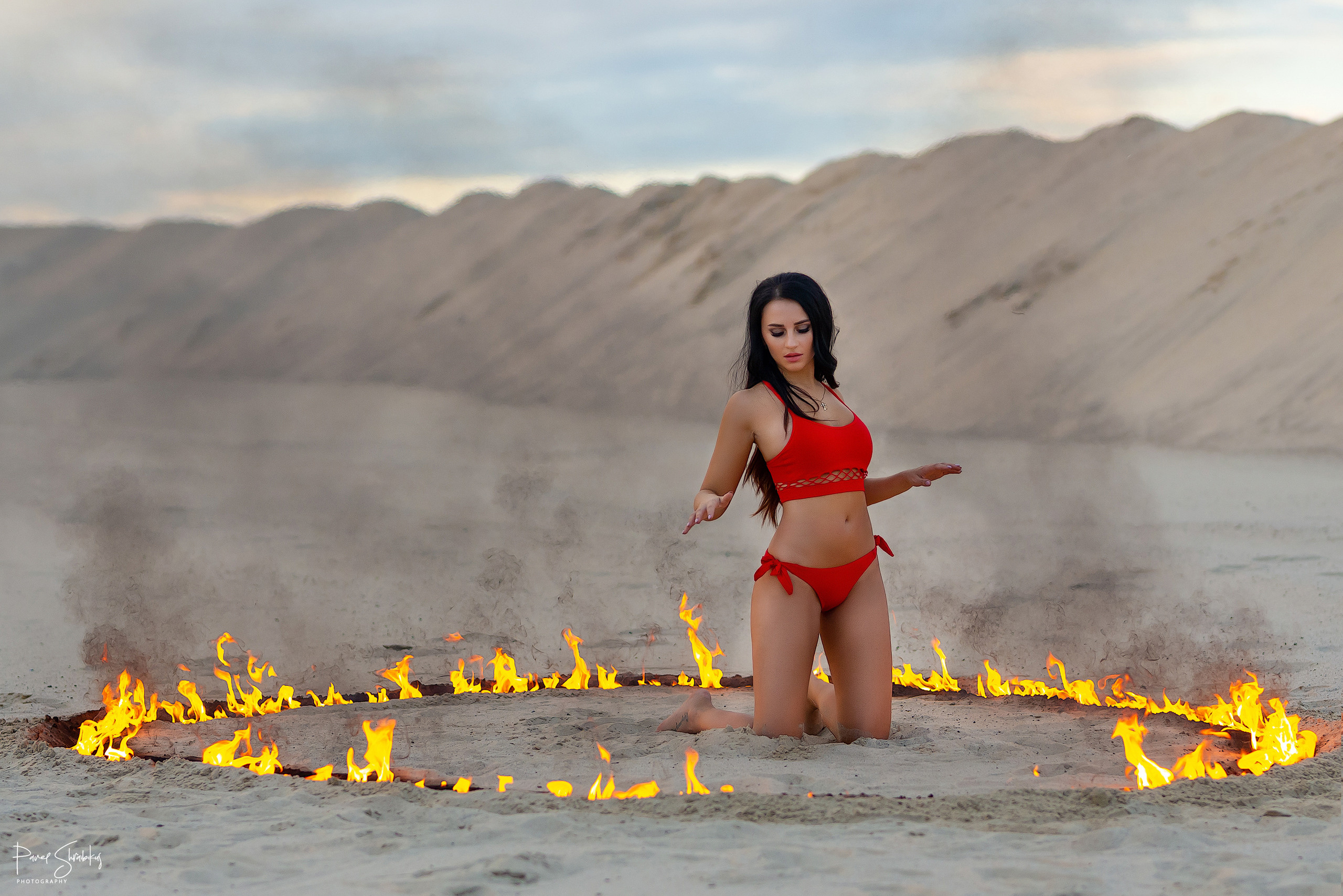 Песок и огонь. Фотограф Павел Шрайбикус
