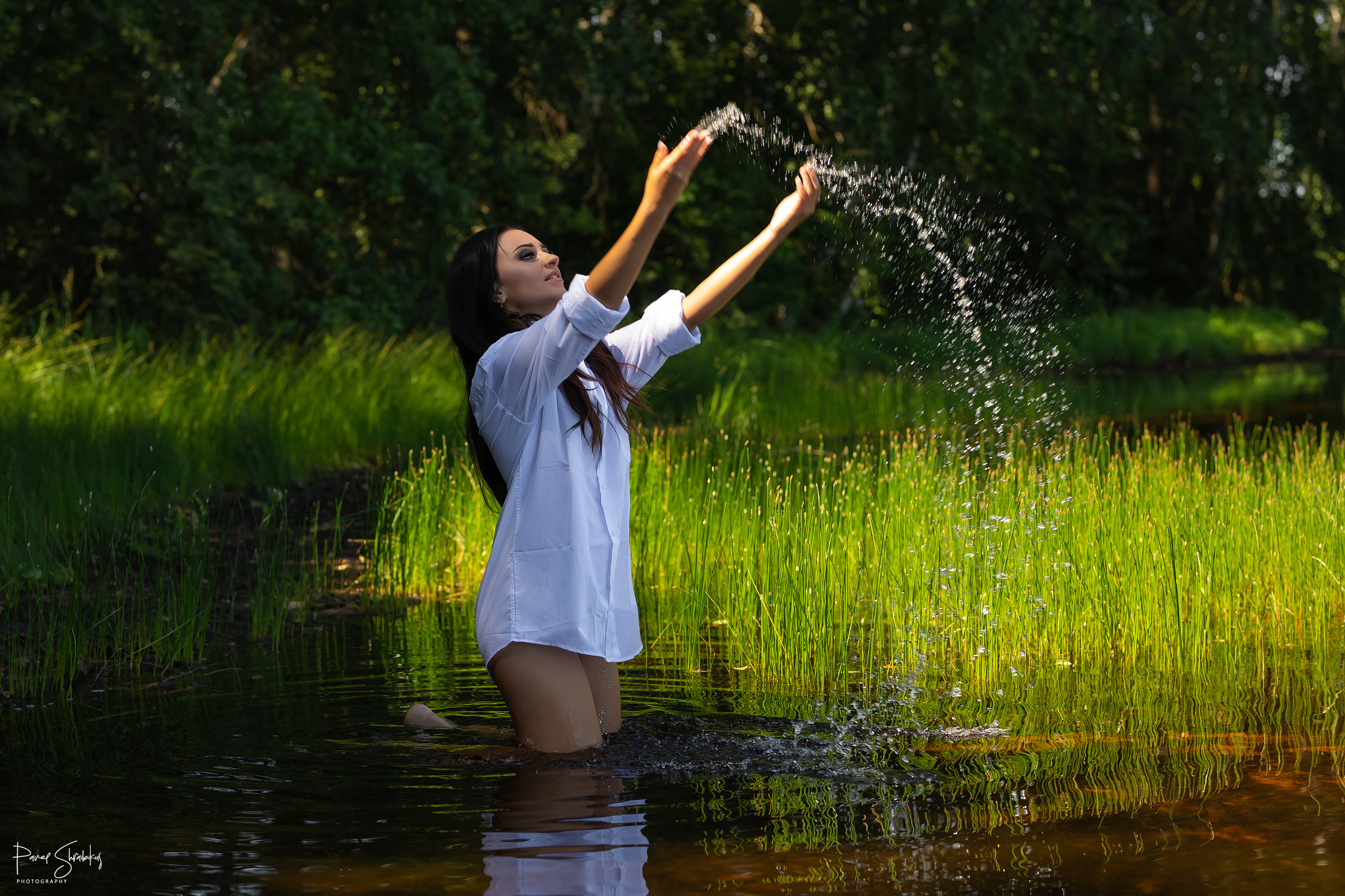 Летнее озеро. Фотограф Павел Шрайбикус