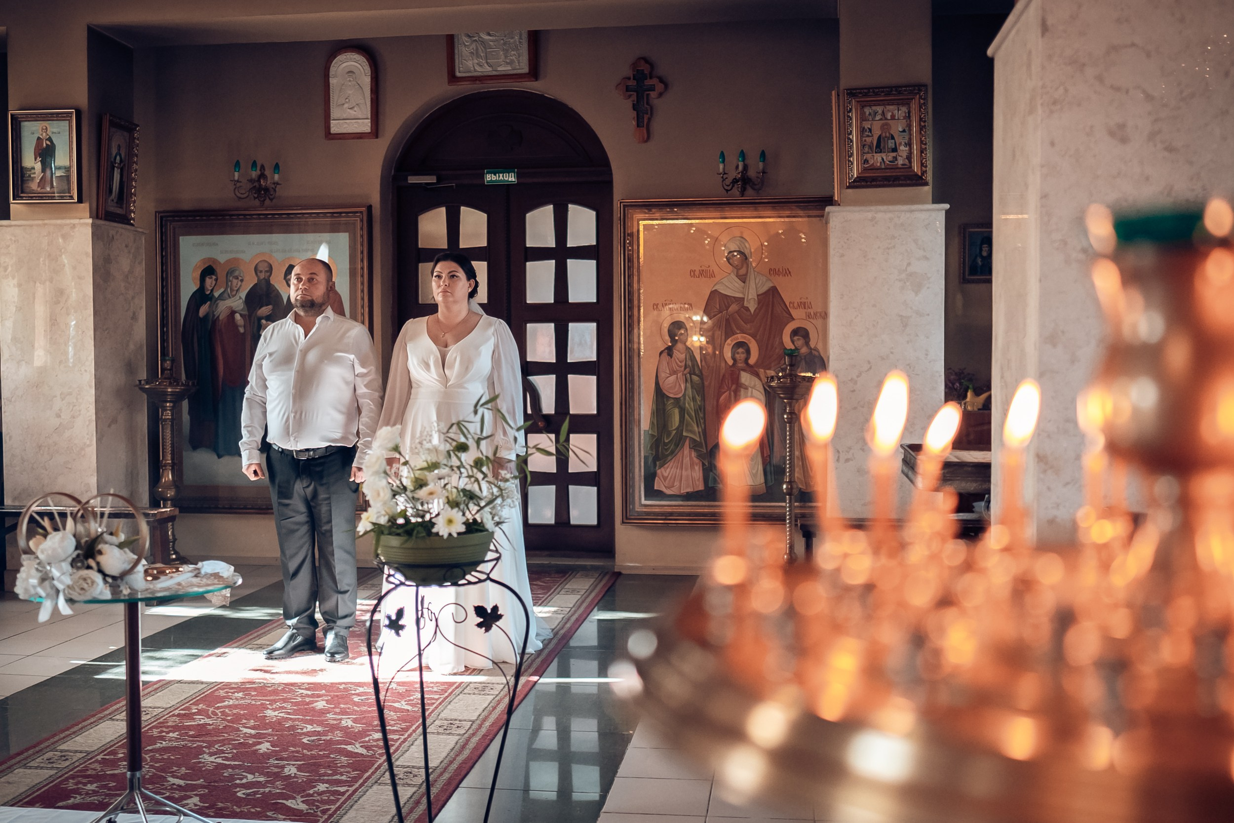 Венчание в храме Прп. Сергия Радонежского с. Орлиное. Церковный фотограф Севастополь