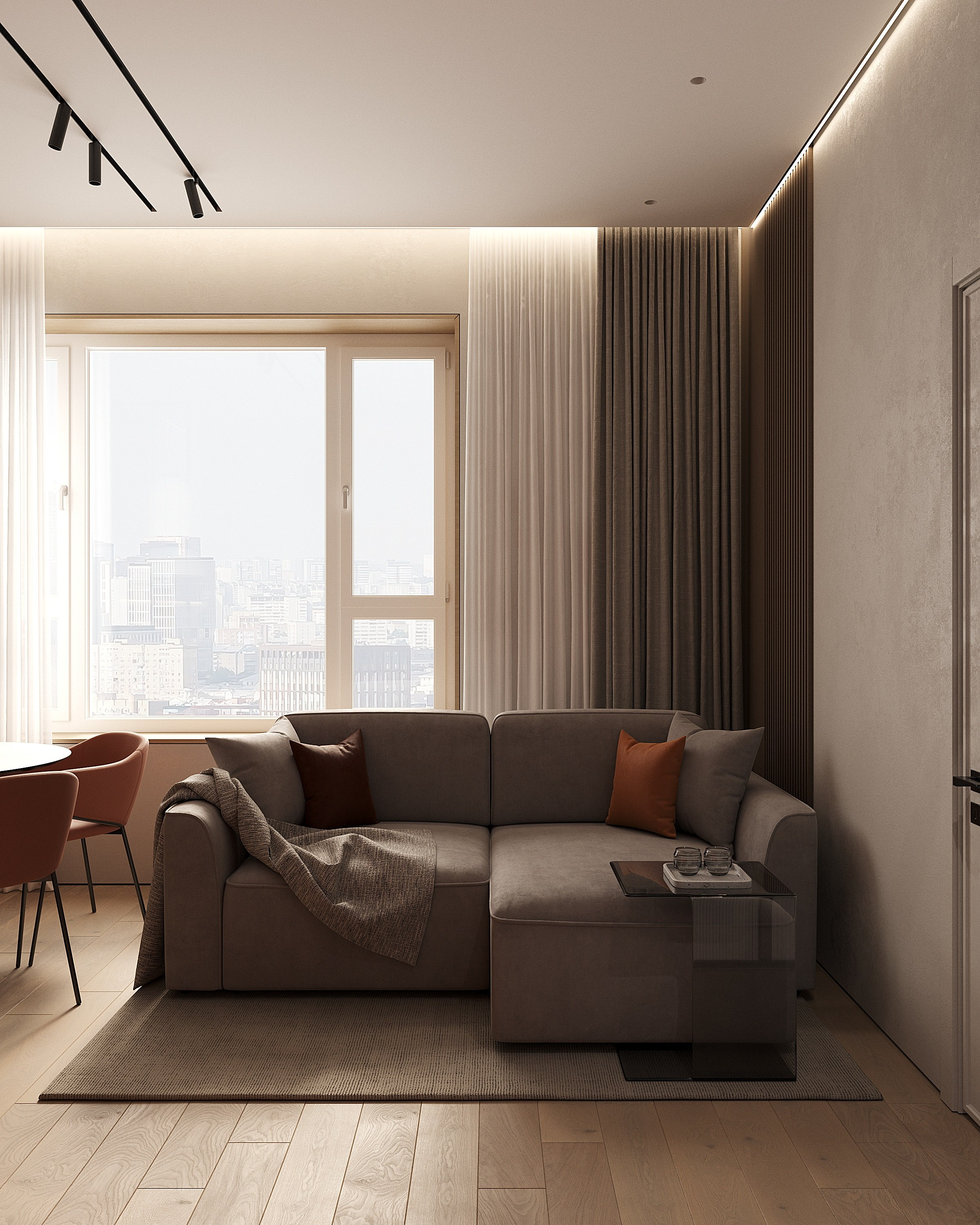 ЖК Символ 62 кв.м, г. Санкт-Петербург. 3d визуализатор Анастасия Науменко