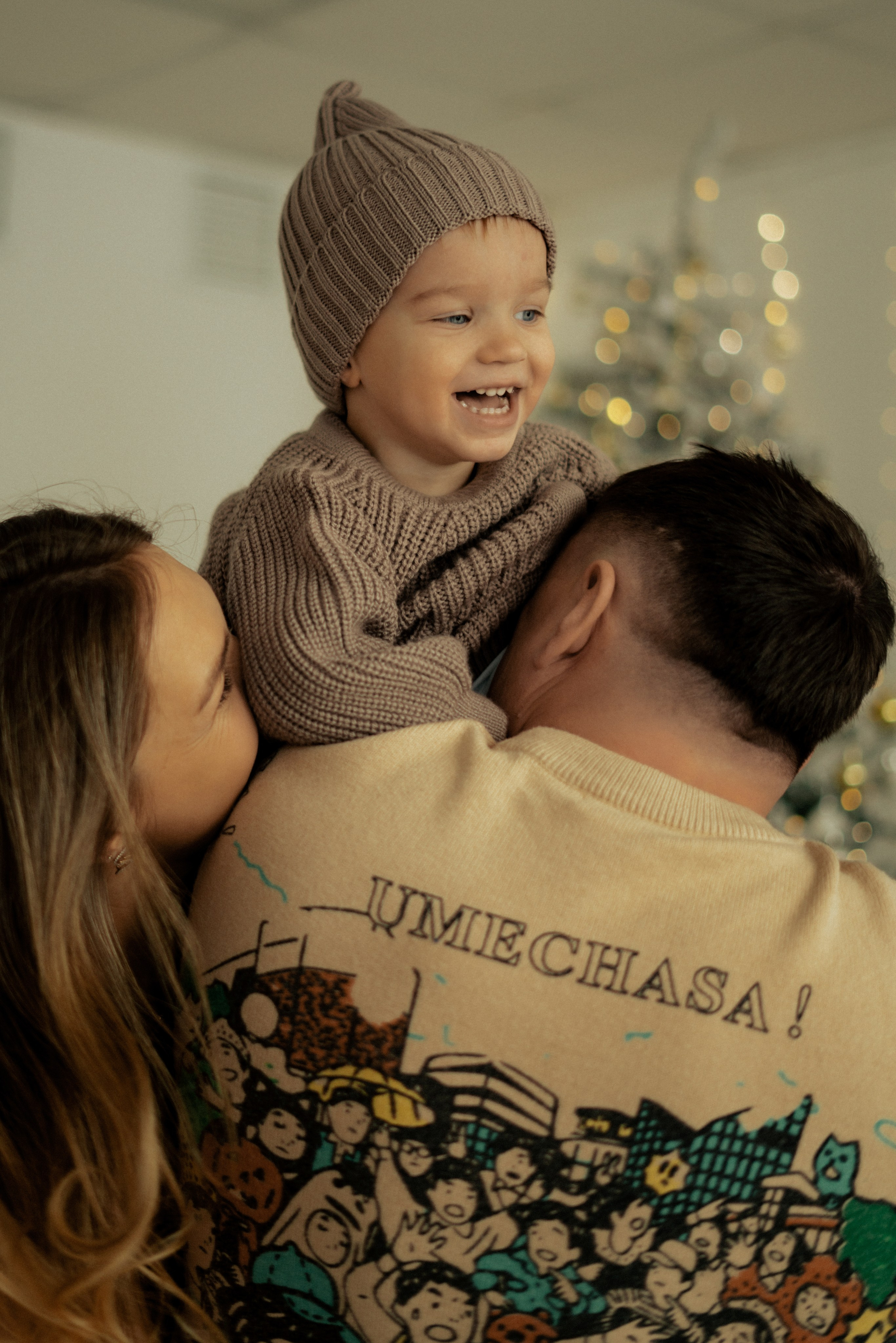 Студийная Новогодняя семейная съемка. Фотограф сахалин