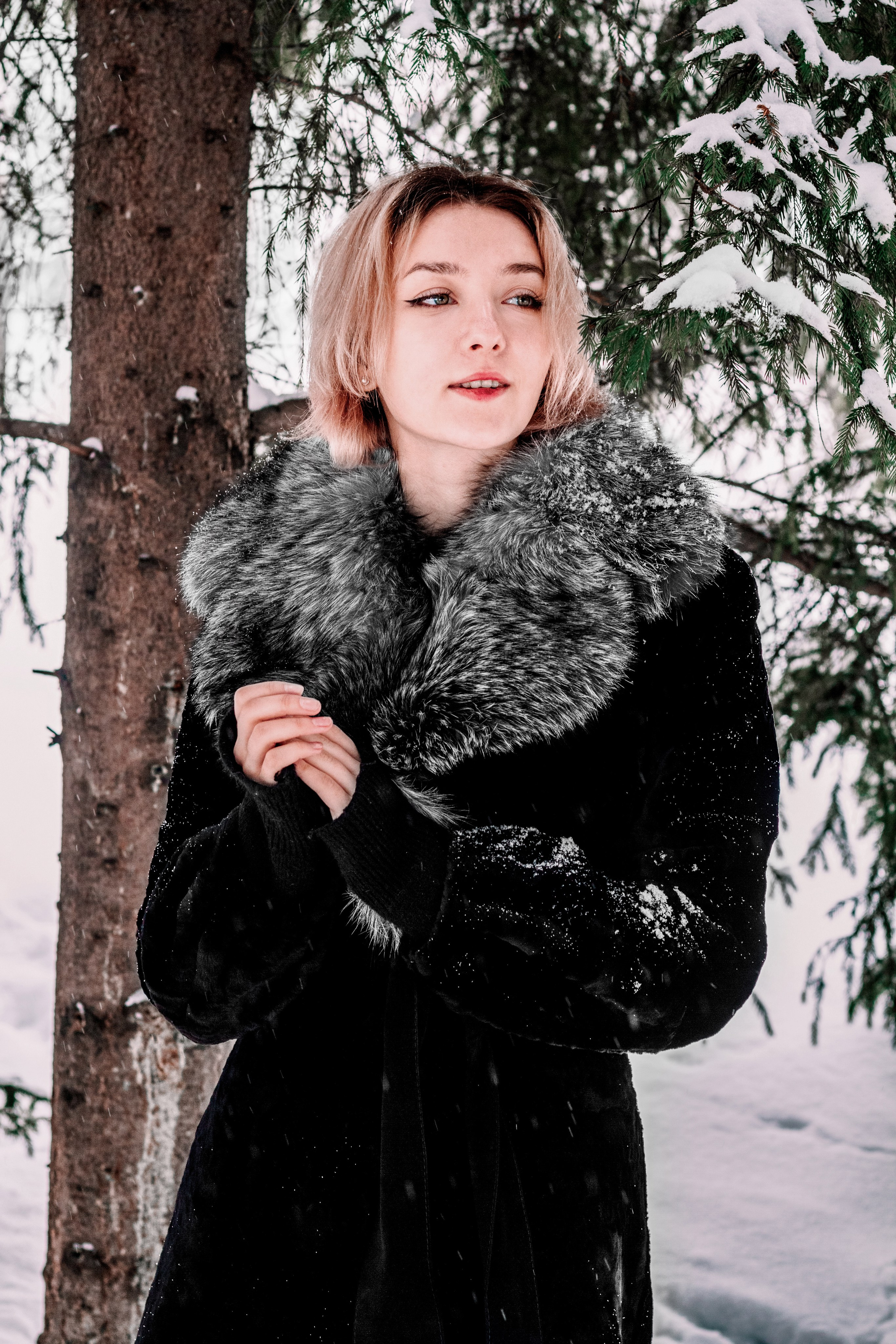 Зима. Фотограф в Новокузнецке