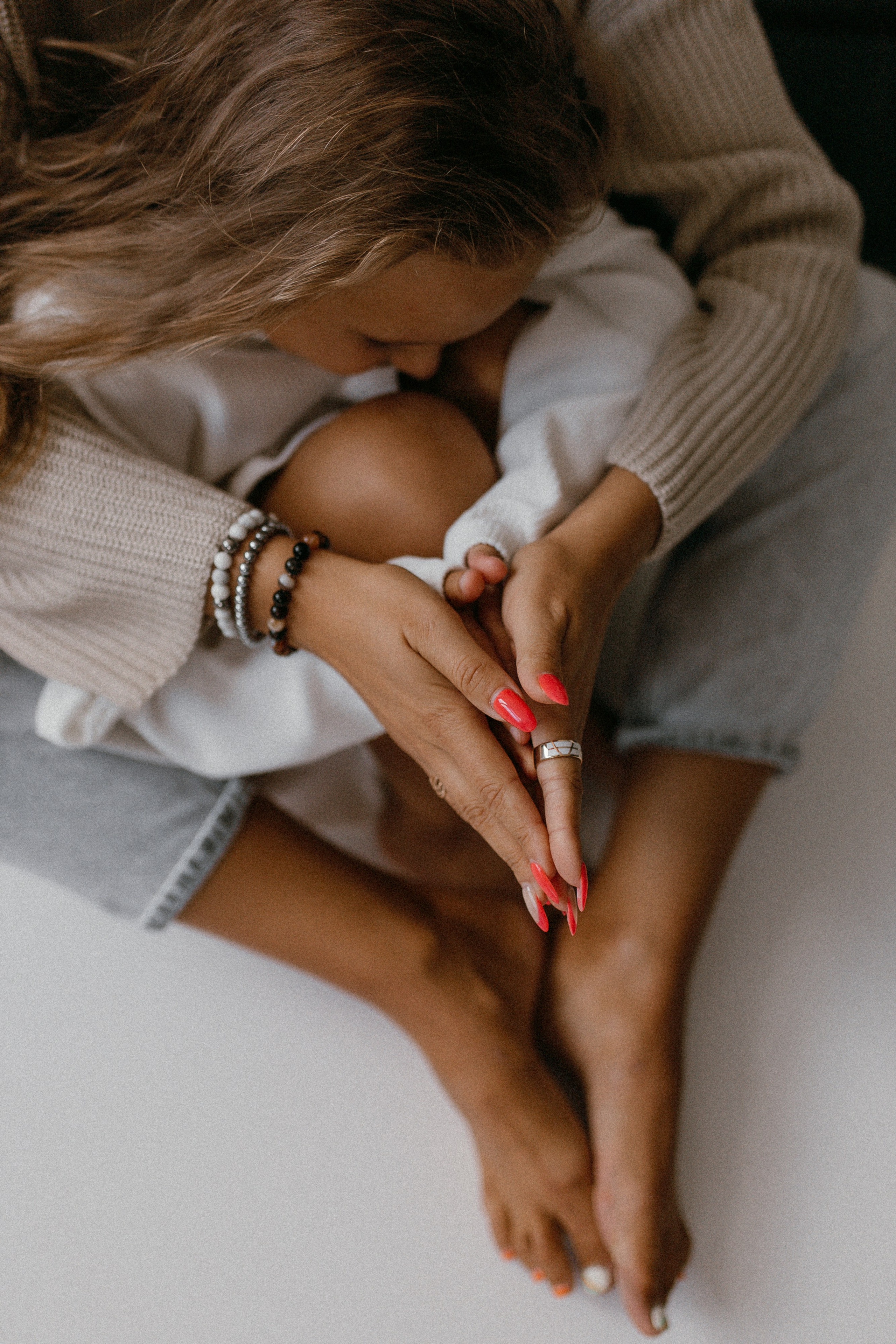 Есения и мама. Семейный фотограф Губкин/Старый Оскол