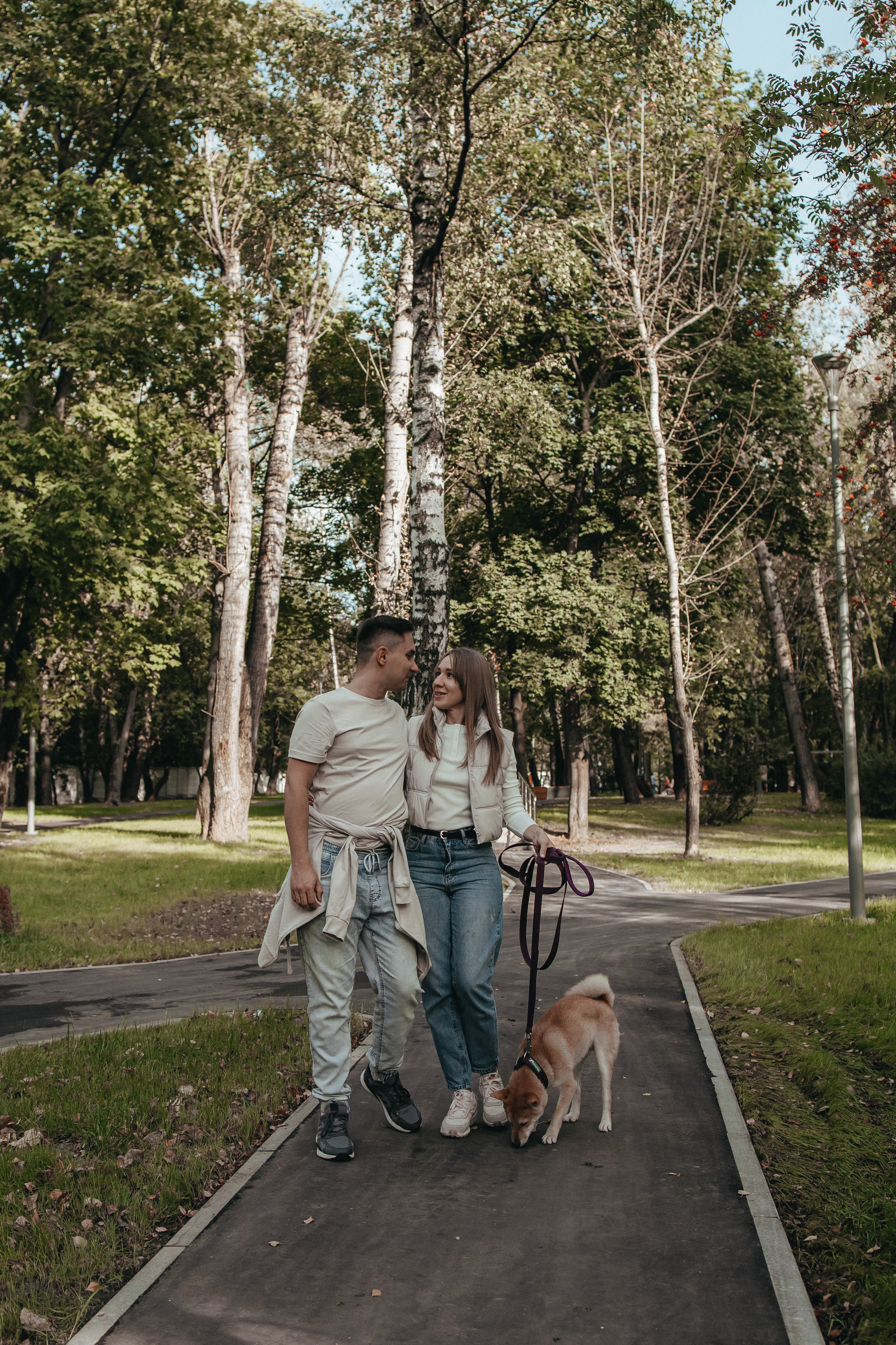 Фотосессия с собакой для Светы, Сергея и их любимчика Апи. Семейный фотограф в Москве, Щелково, Фрязино _ Виктория Степанова