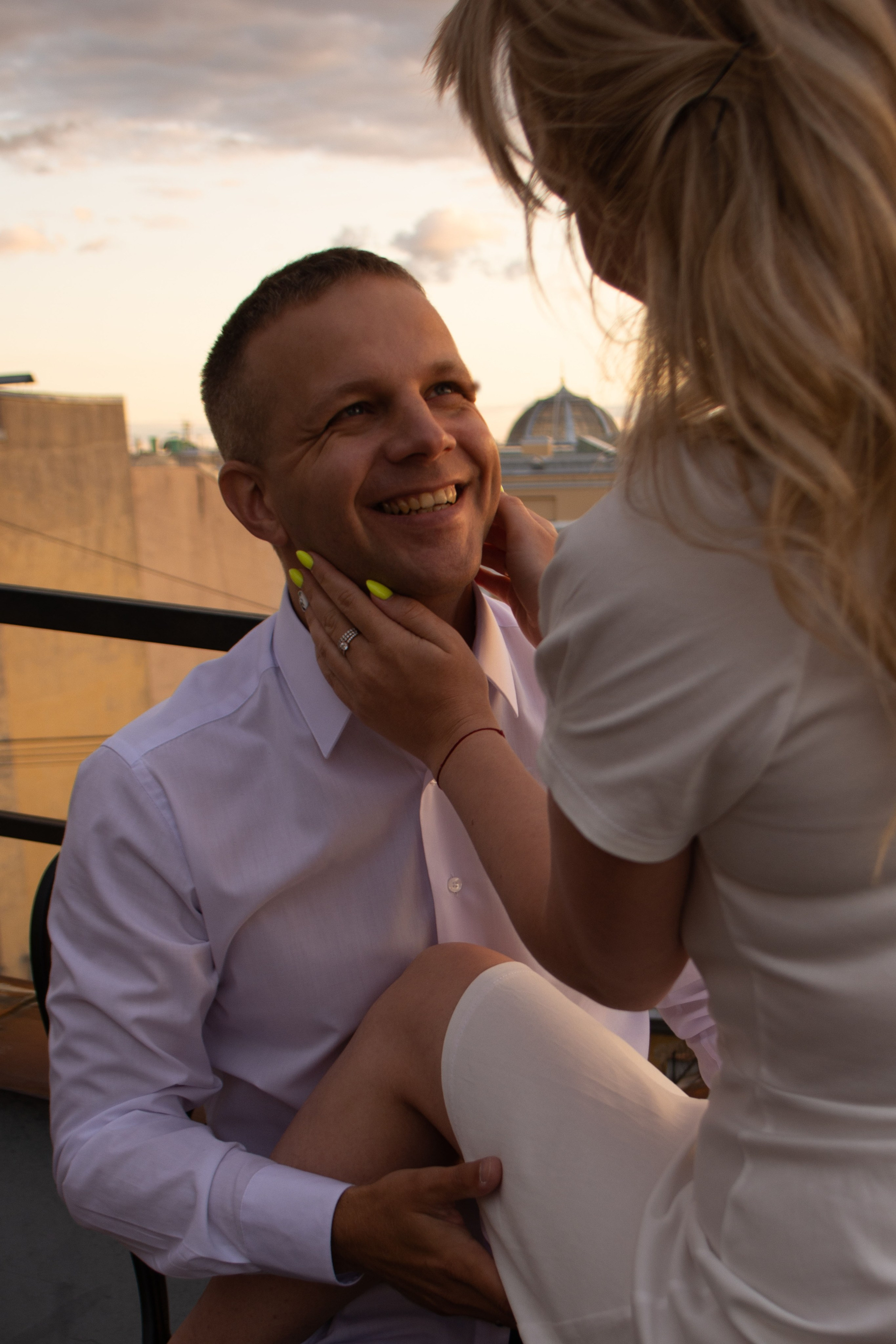 Love Story на крыше. Портретный фотограф в Санкт-Петербурге Наталья Родионова