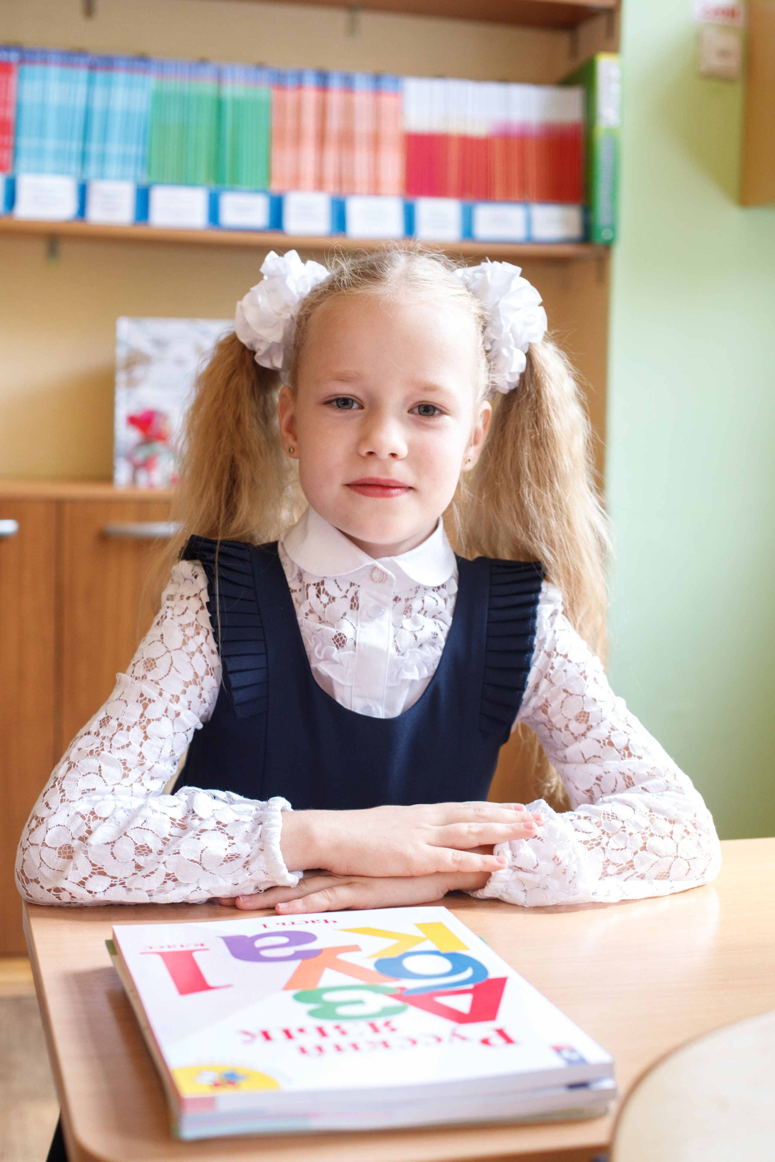 Репортажная съемка первого сентября для первоклассников. Семейный и школьный фотограф в Москве Анна Ткач