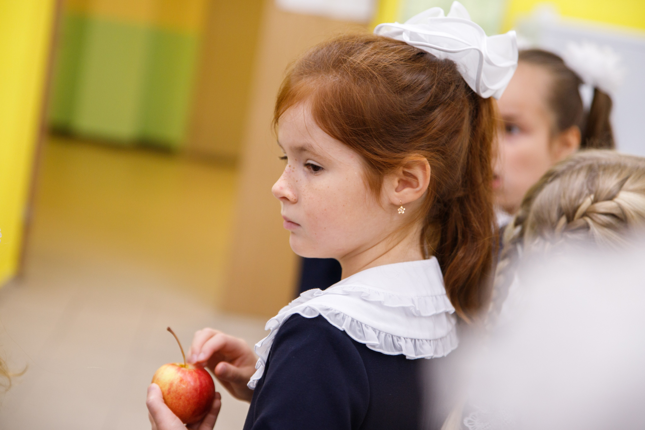 Репортажная съемка первого сентября для первоклассников. Семейный и школьный фотограф в Москве Анна Ткач