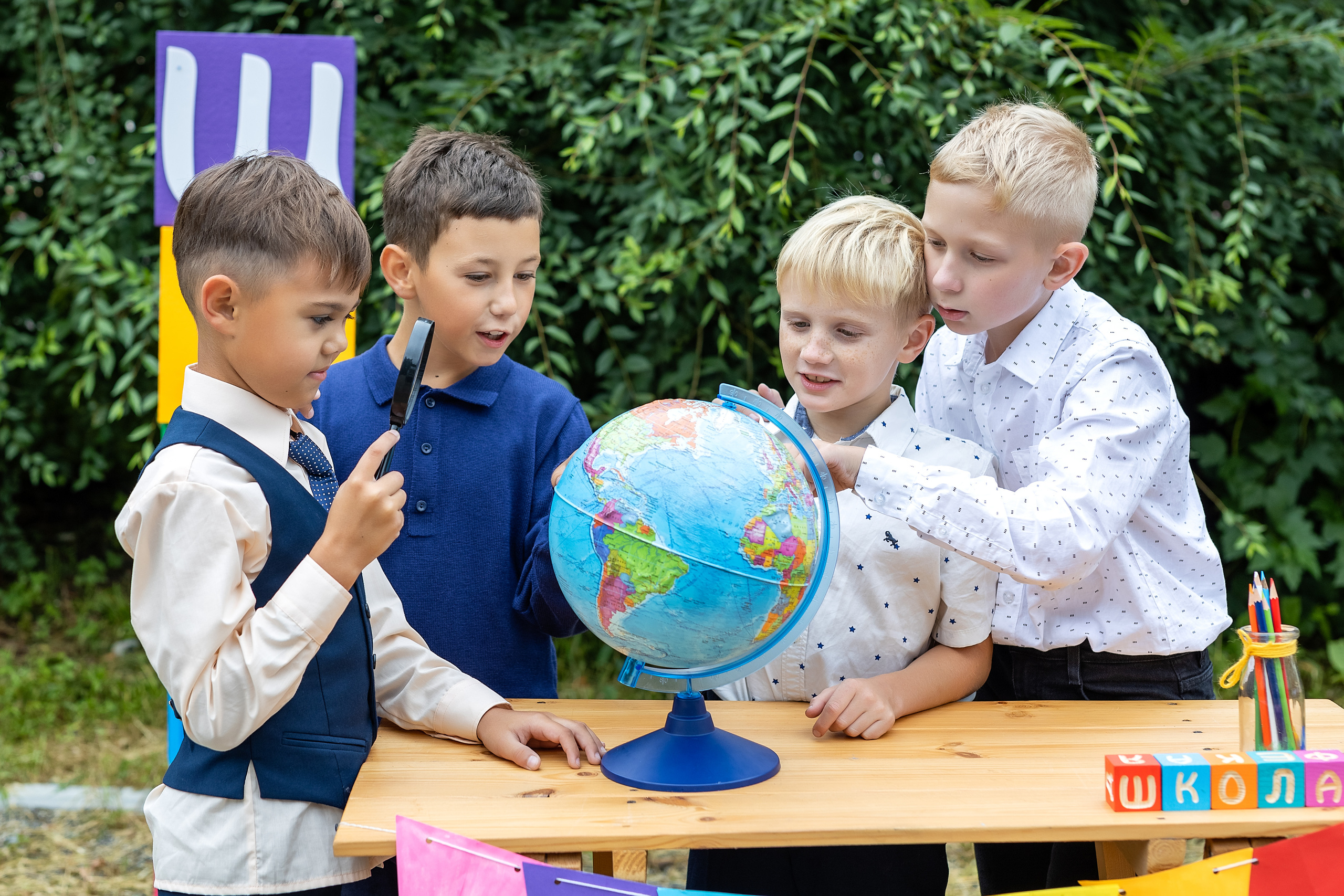 Начальная школа. Стильный выпускной альбом Владивосток фотограф Вероника Мигачева