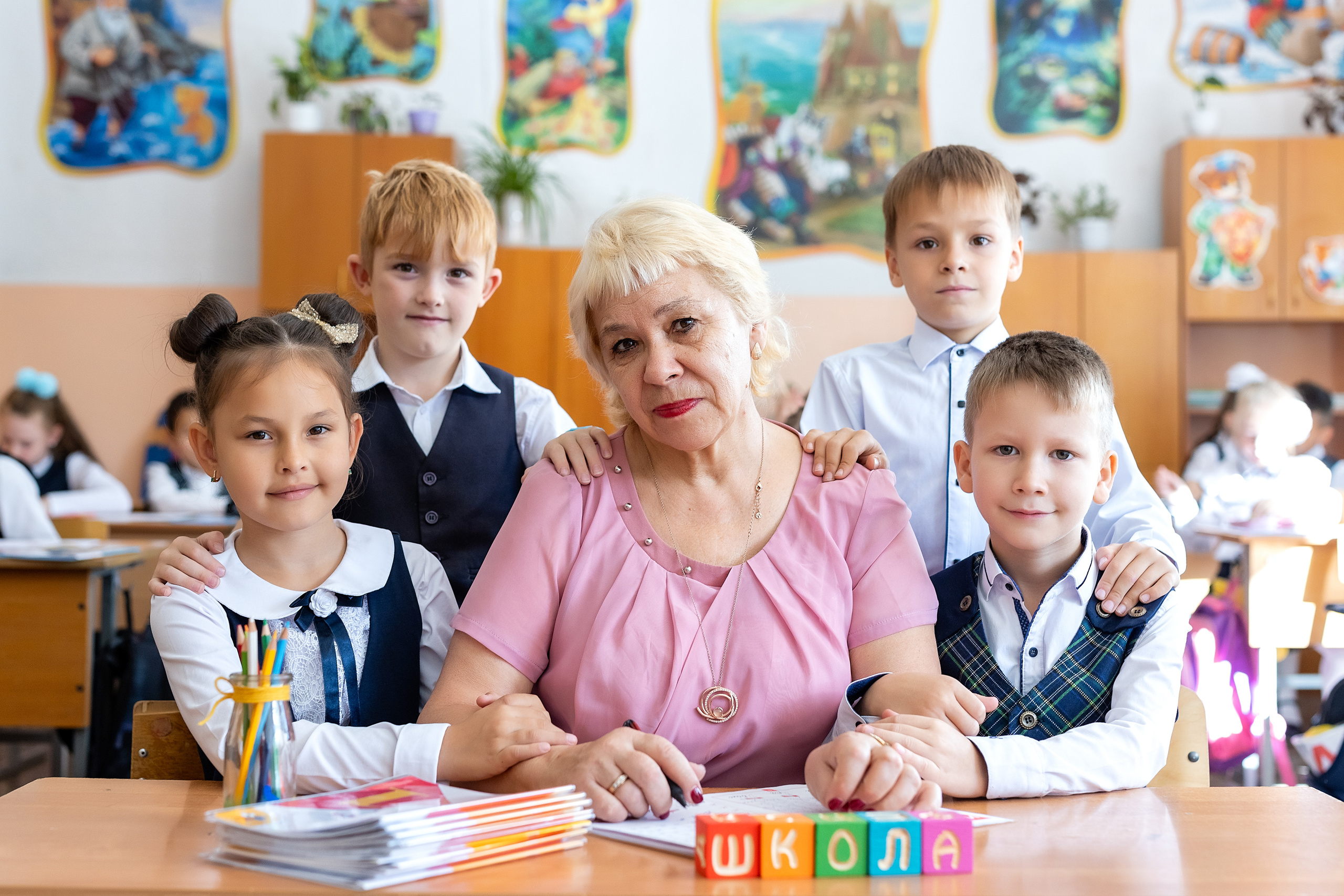 Начальная школа. Стильный выпускной альбом Владивосток фотограф Вероника Мигачева