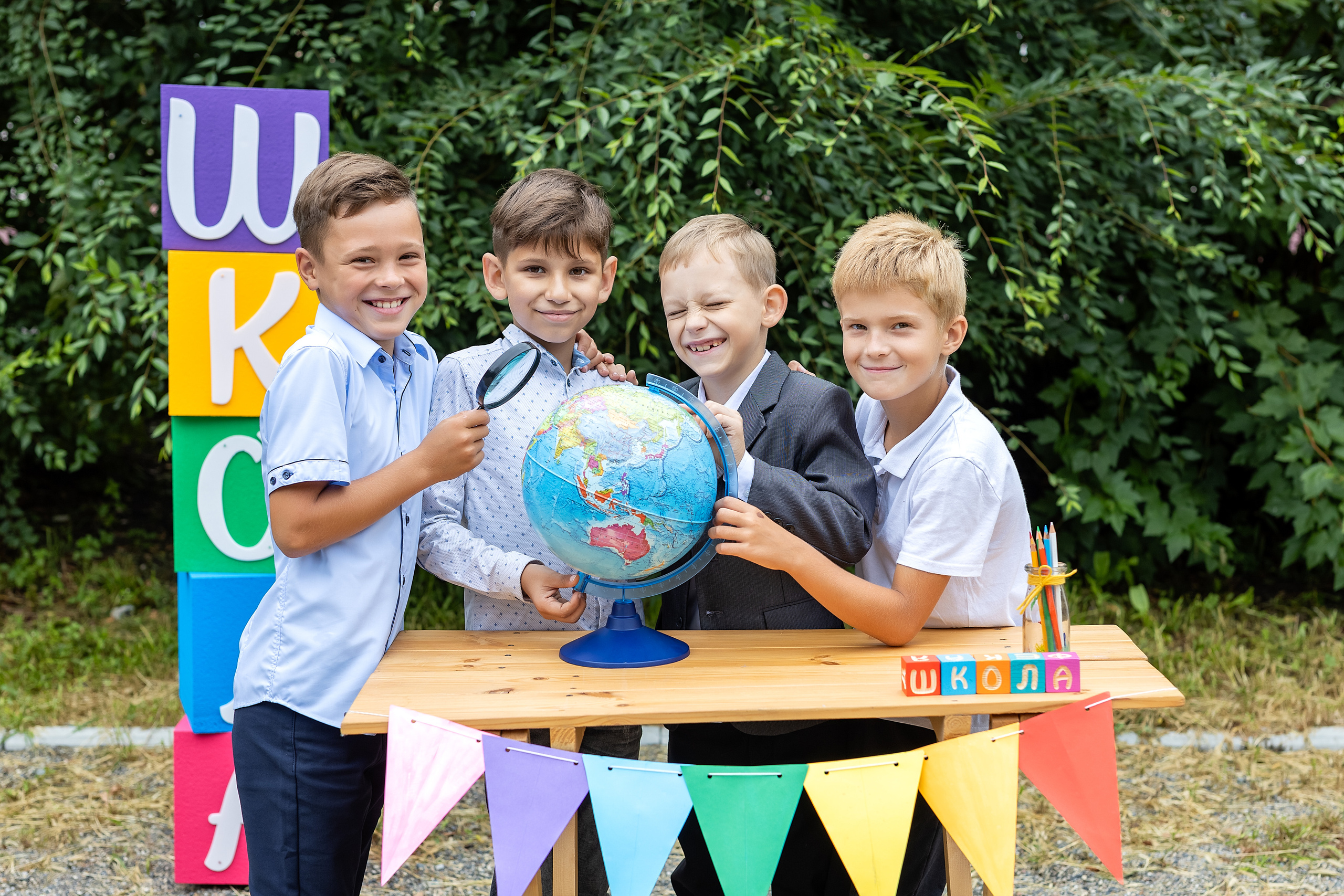 Начальная школа. Стильный выпускной альбом Владивосток фотограф Вероника Мигачева