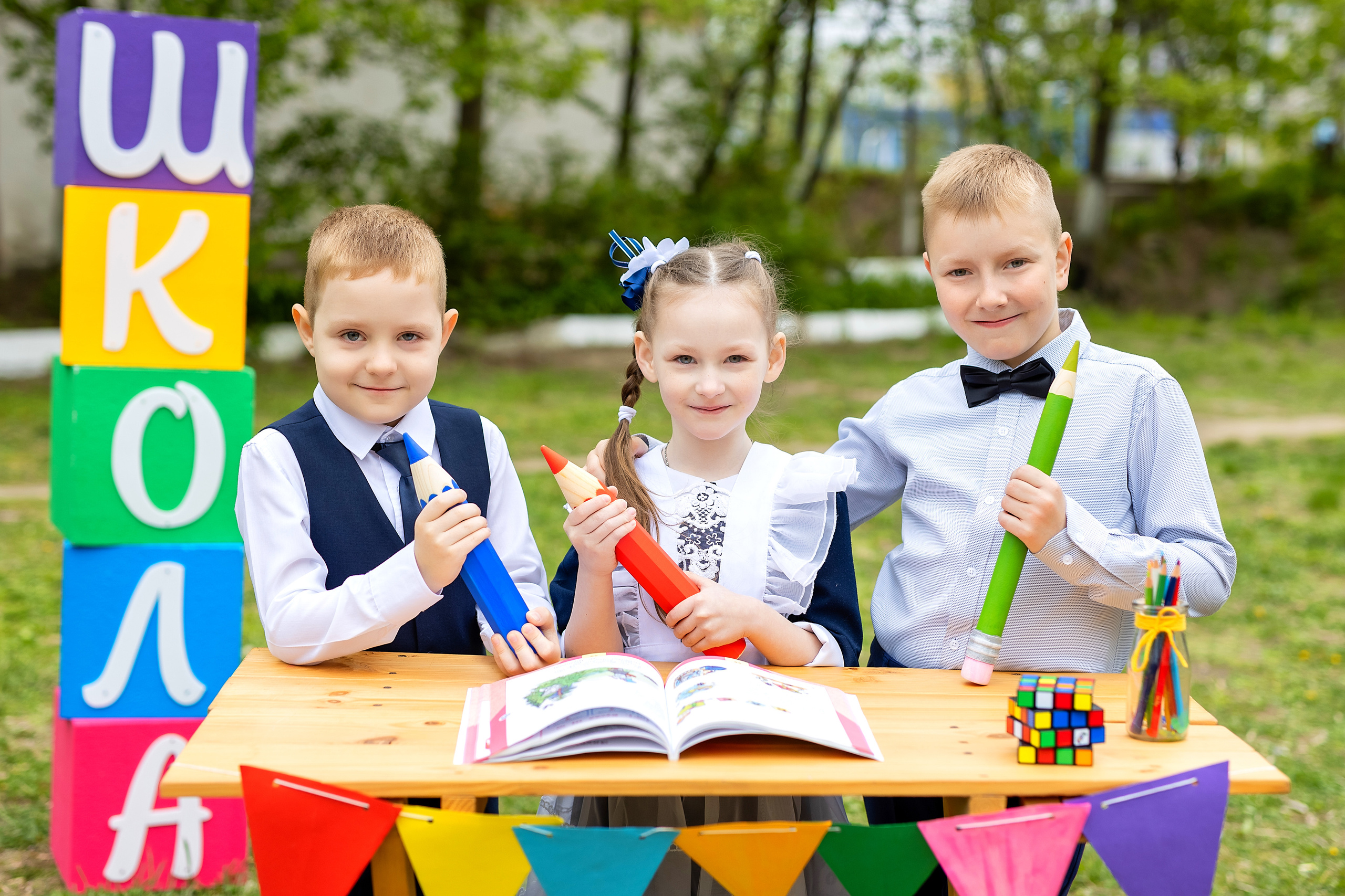 Начальная школа. Стильный выпускной альбом Владивосток фотограф Вероника Мигачева