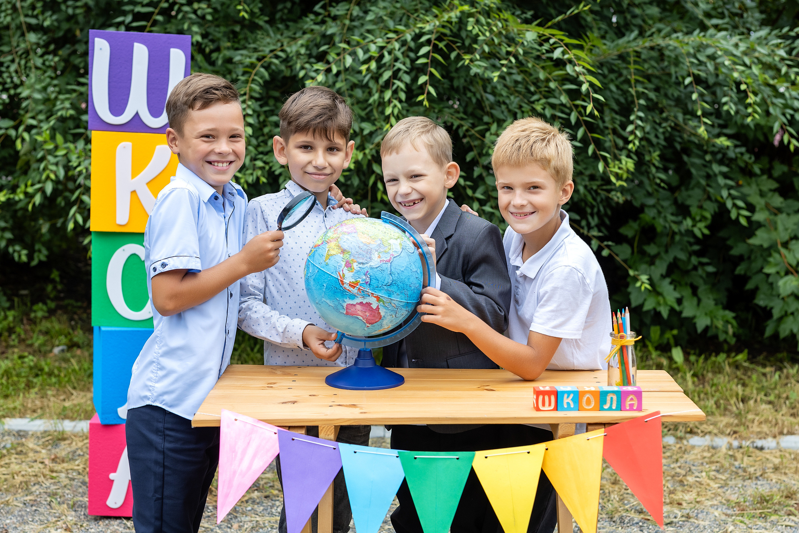 Начальная школа. Стильный выпускной альбом Владивосток фотограф Вероника Мигачева