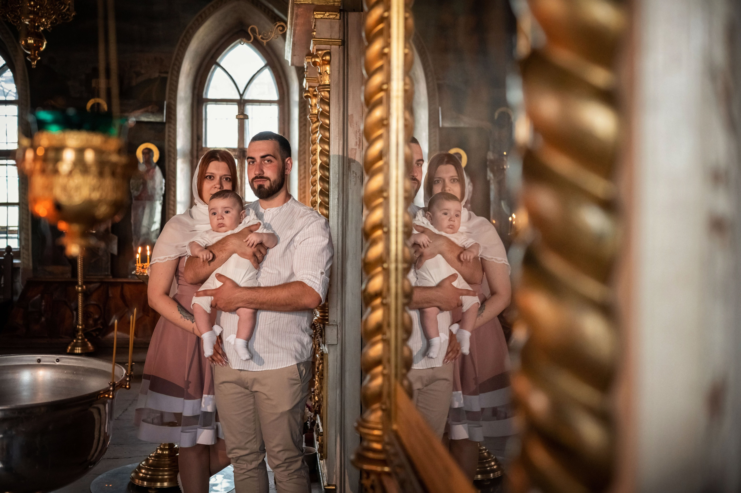 Крещение мл. Иоанна. Семейный фотограф в г. Воскресенск Наталия Молева