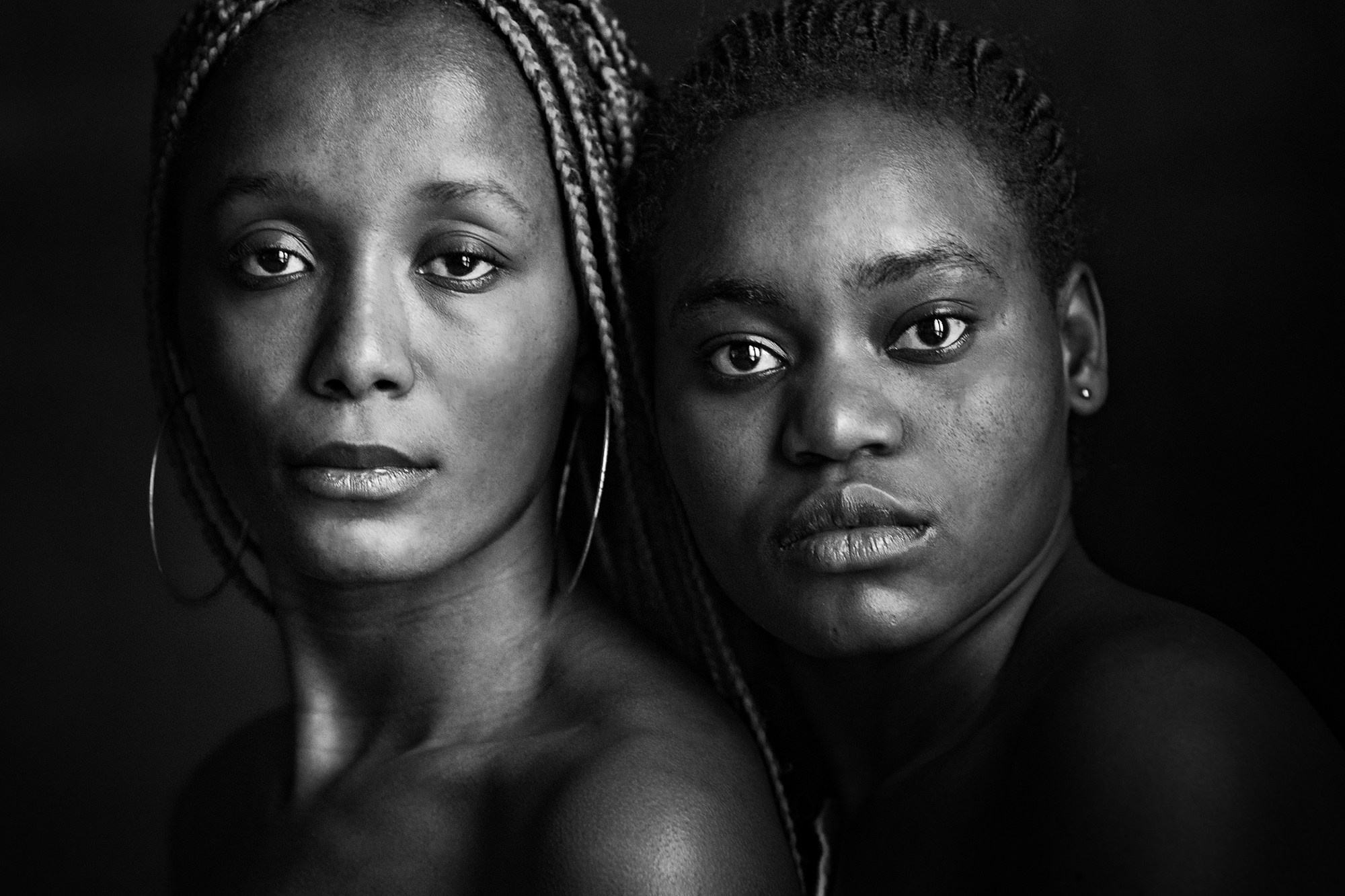 Studio portrait. Documentary and art photographer Alexey Terentyev