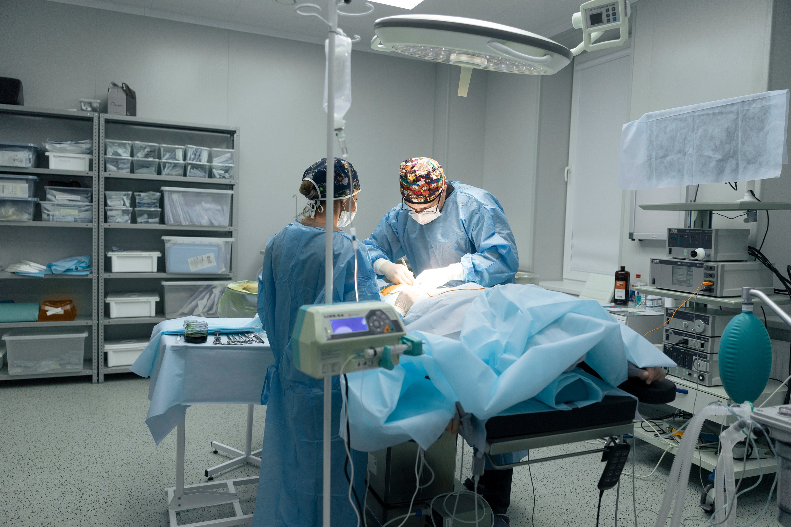 Контент съемка для хирурга. Агенство визуального контента