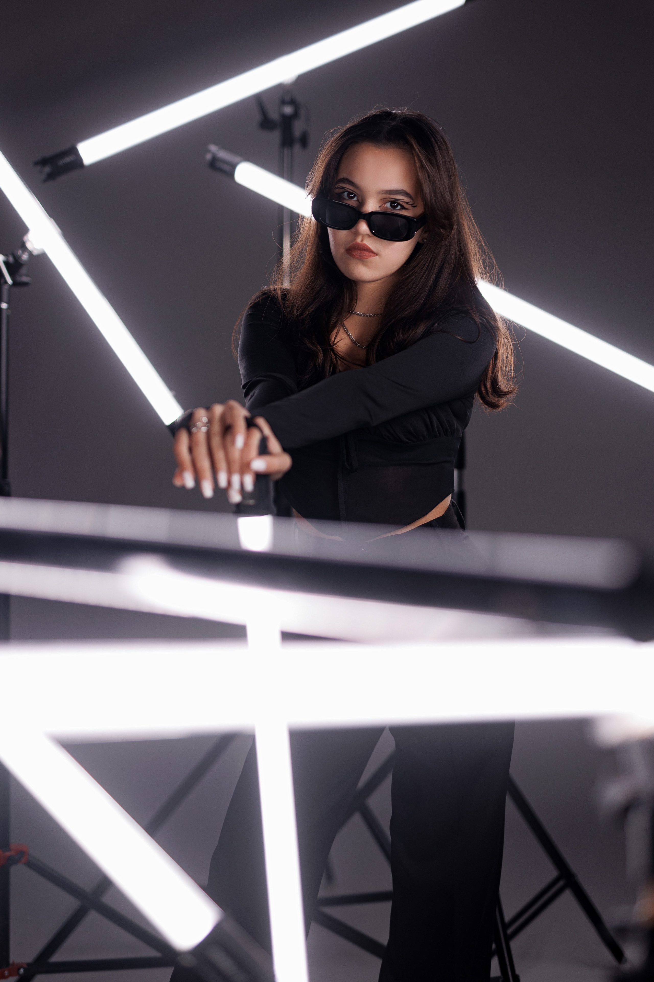 Неоновая съемка в студии Окла. Выпускные альбомы и фотокниги в Уфе и РБ