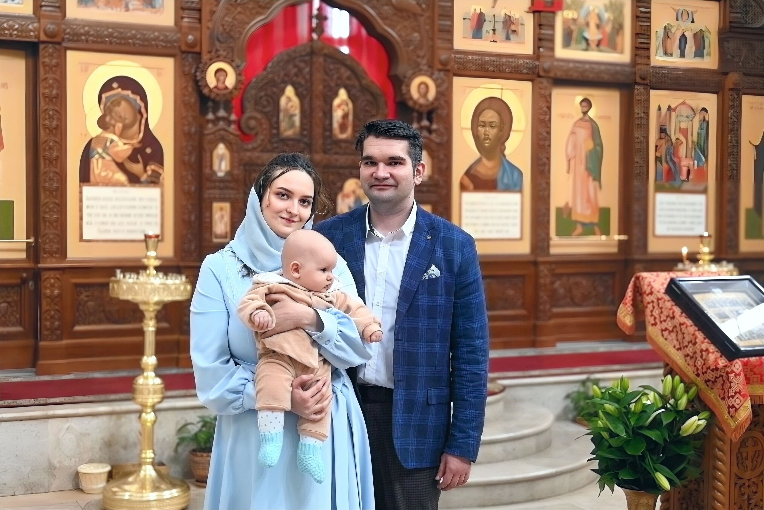 Крещение Бутово отец Андрей. Семейный и детский фотограф Москва