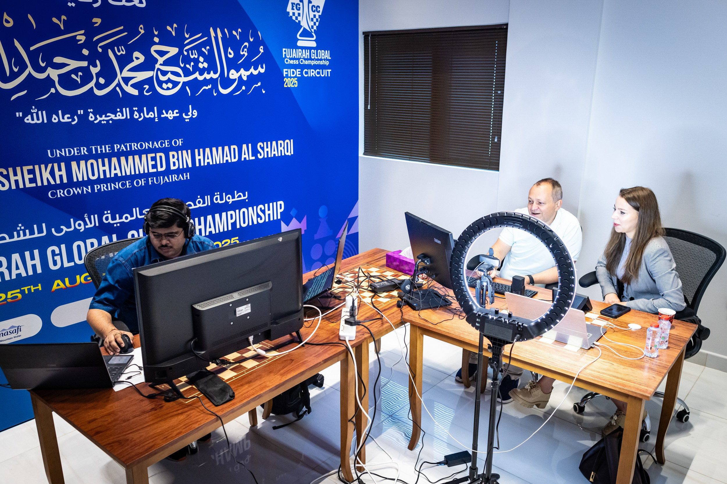 2025.08.27 1st. FUJAIRAH GLOBAL Chess Championship — Round3. Фотограф Анна Штурман (репортажная съёмка любых событий и мероприятий) Anna Shtourman photographer