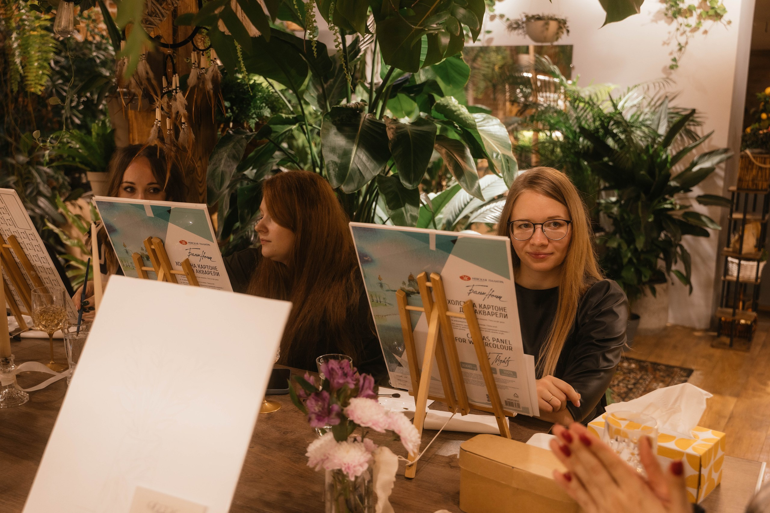 Мастер-класс по рисованию на день рождения. Свадебный, семейный фотограф в Рязани Лена Брант