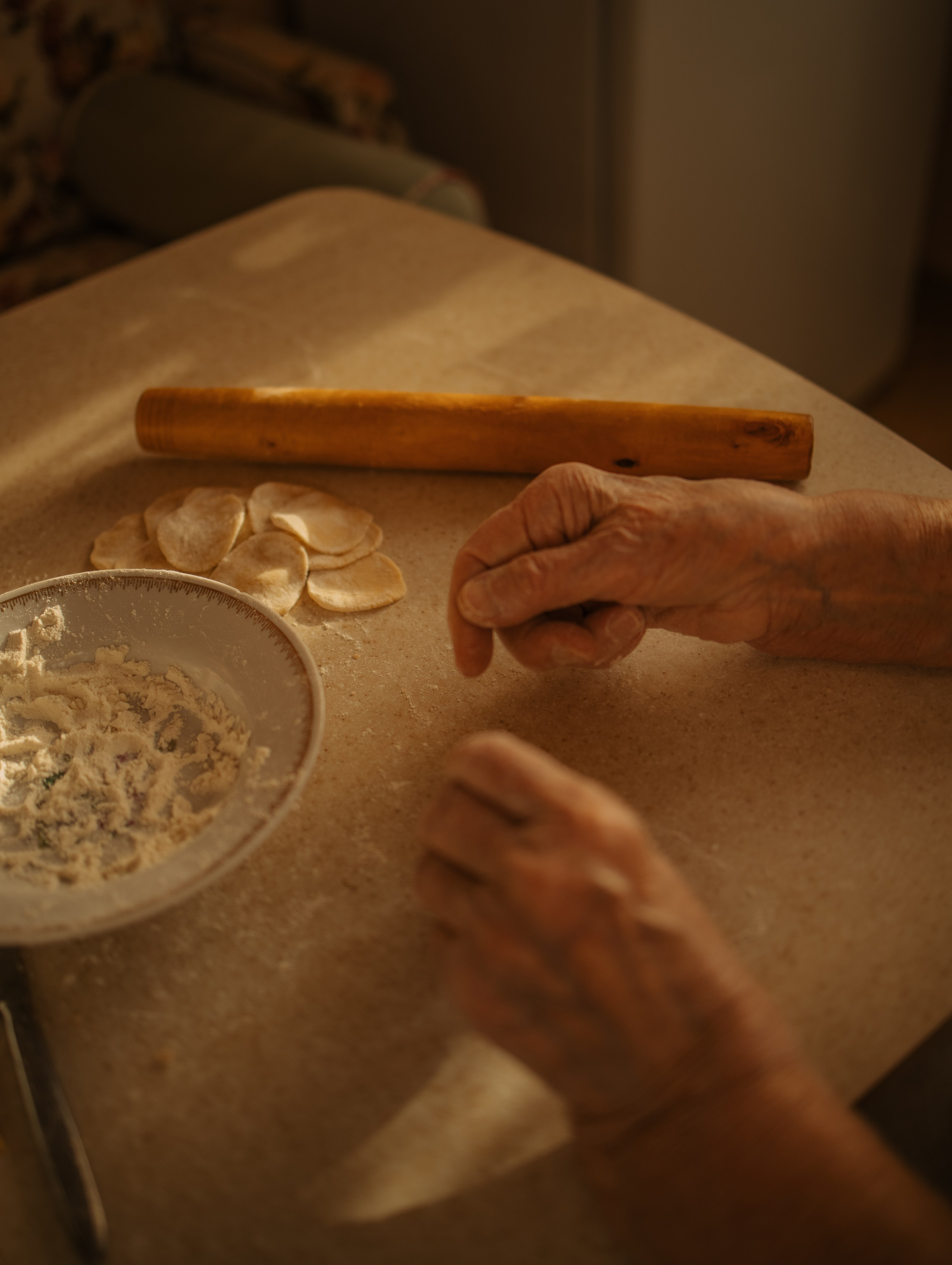 Традиционные пельмени у прабубушки. Фотограф Углич и Ярославль Ольга Тятюшкина