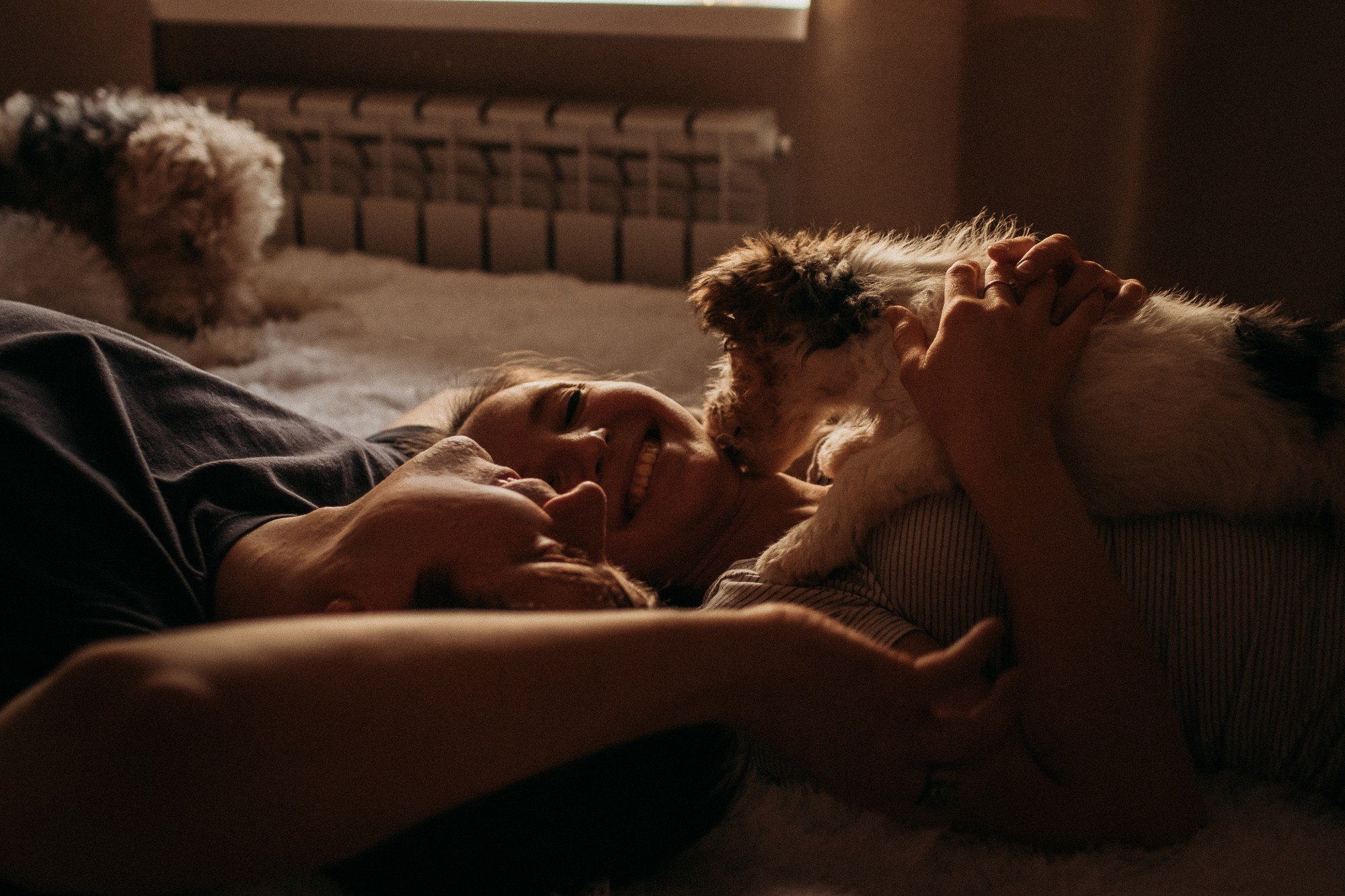 Ребята и фоксы. Фотограф Наталья Потапова